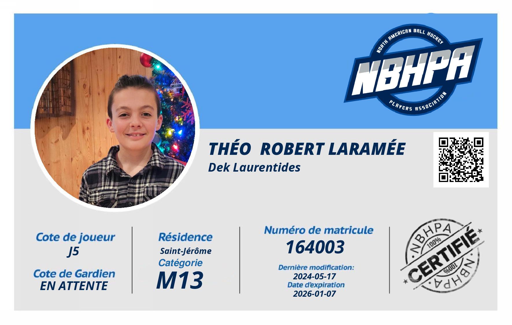 Théo  Robert Laramée 