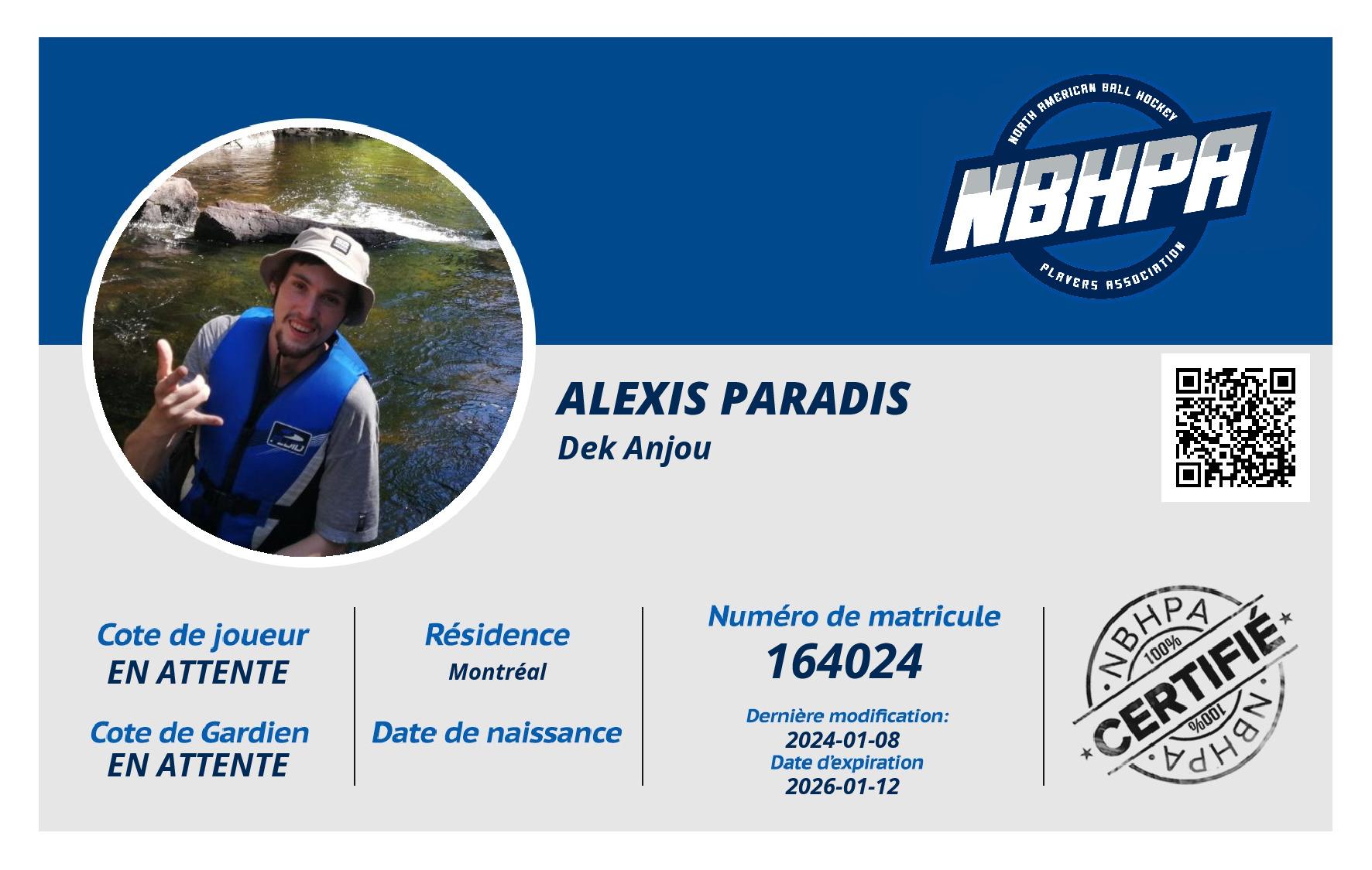 Alexis Paradis