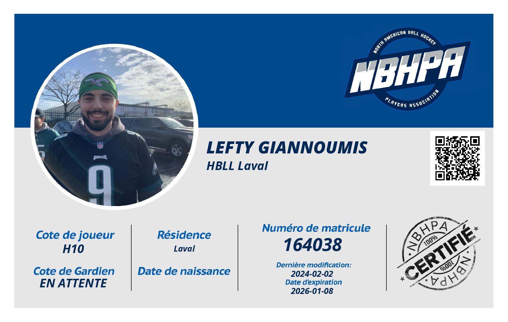 Lefty Giannoumis