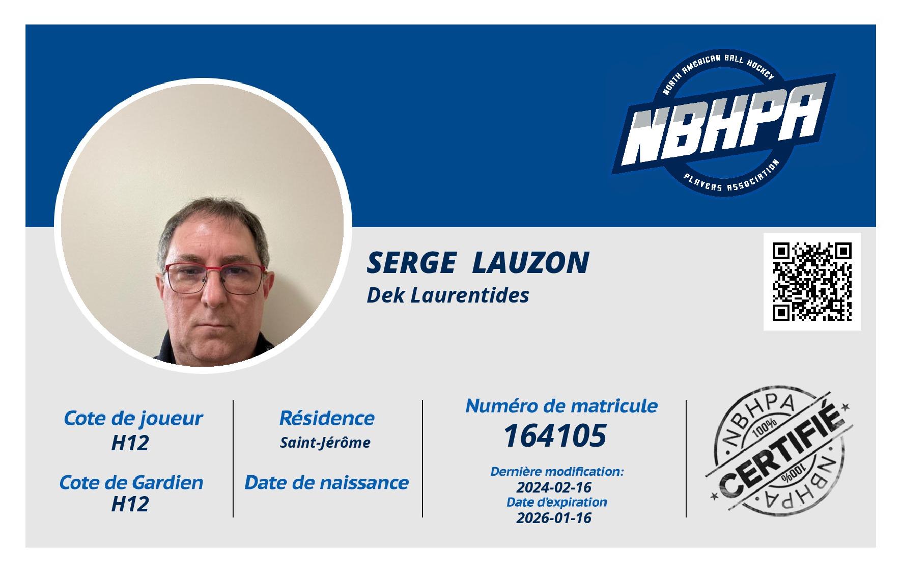 Serge  Lauzon