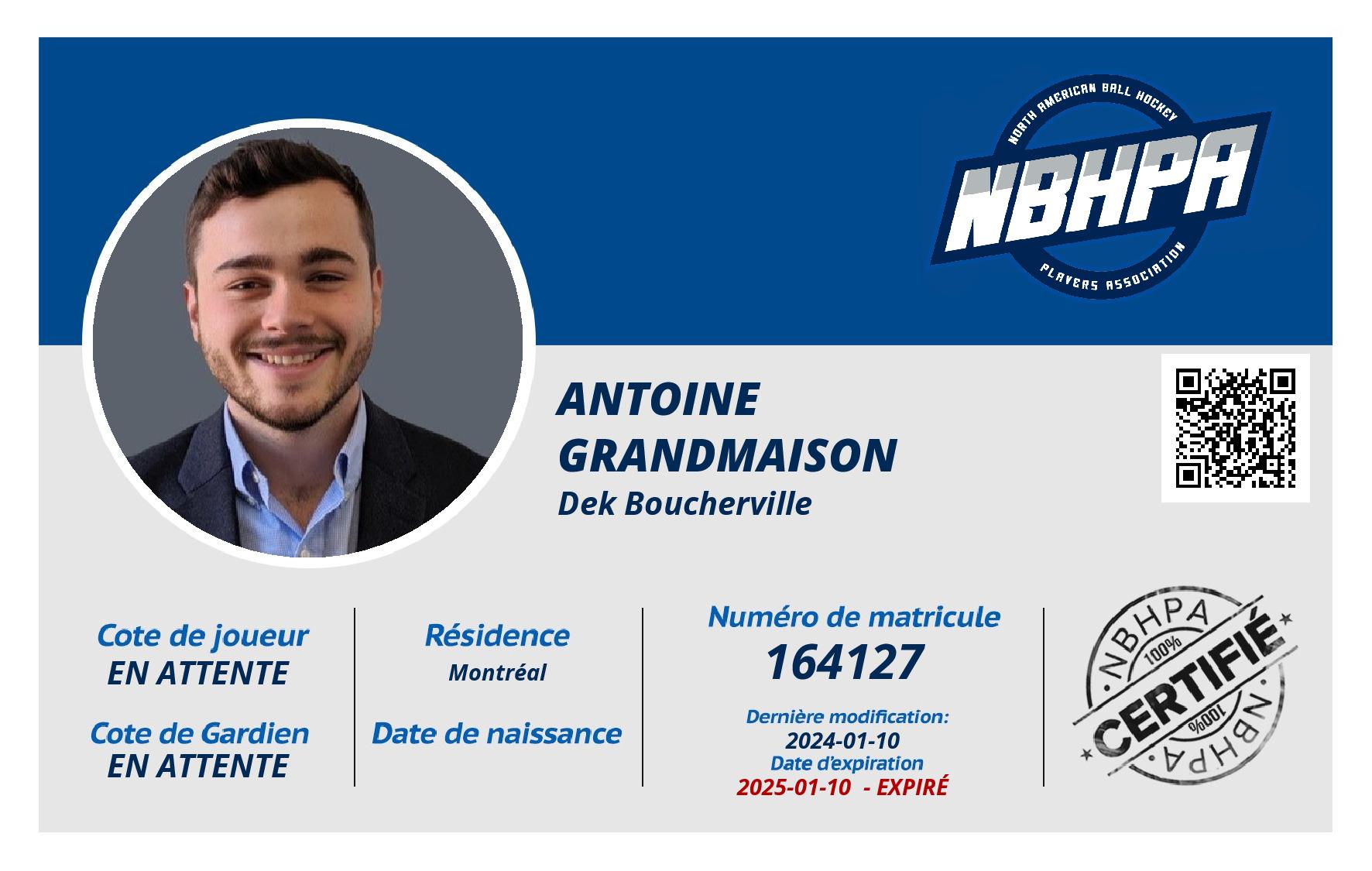 Antoine Grandmaison