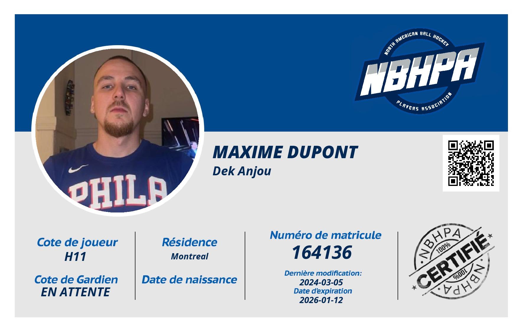 Maxime Dupont