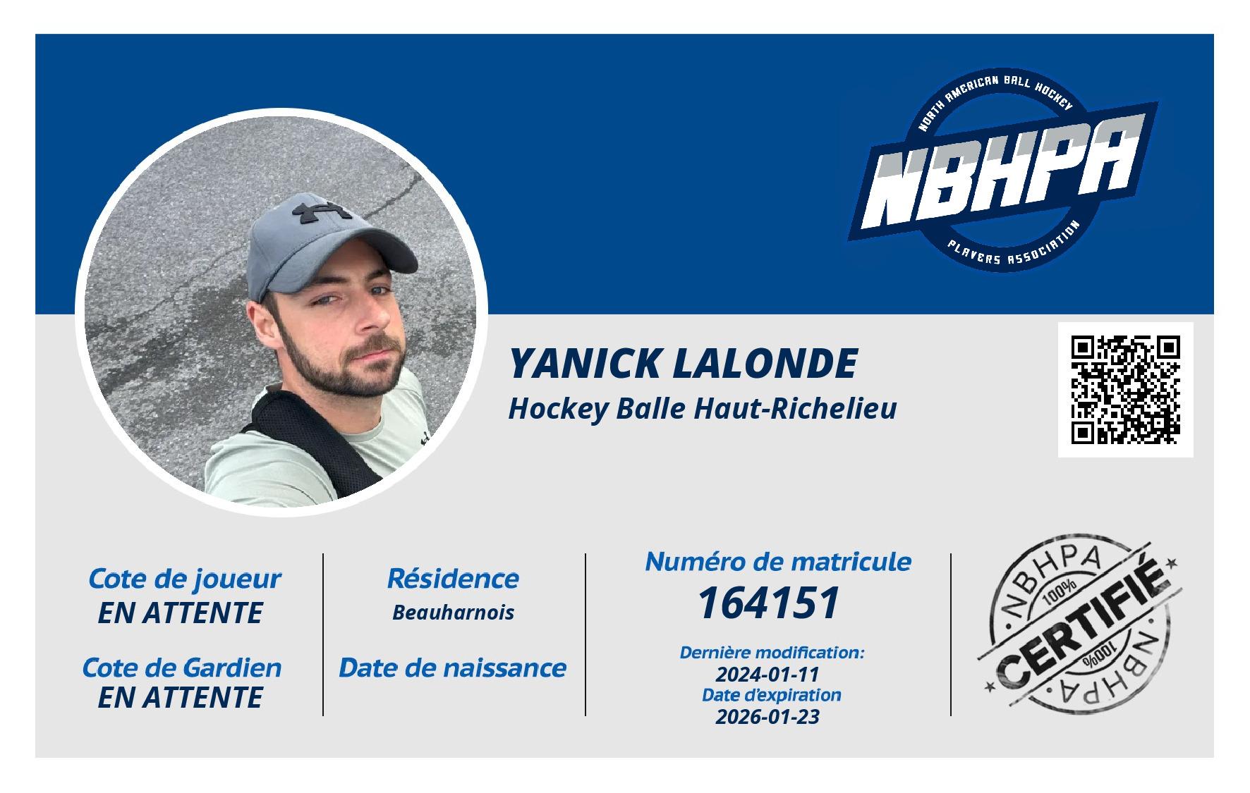 Yanick Lalonde