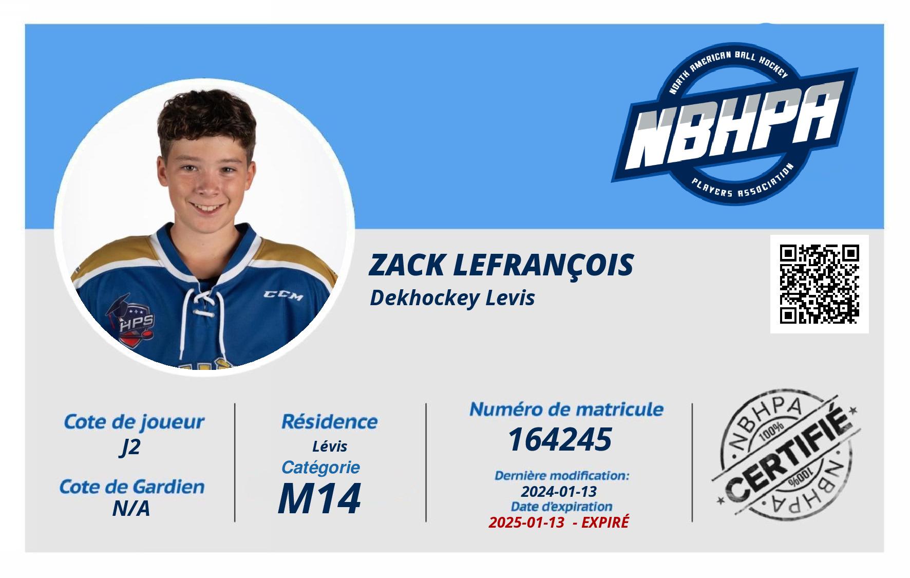 Zack Lefrançois