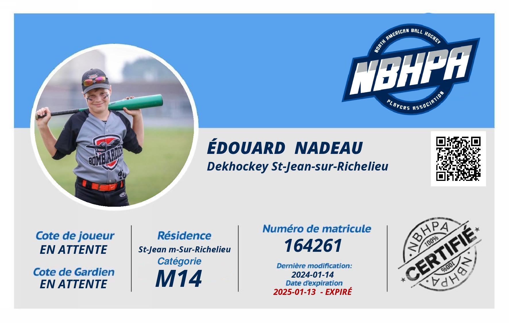 Édouard  Nadeau