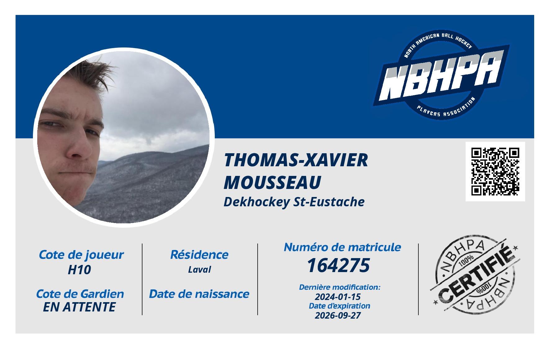 Thomas-Xavier Mousseau