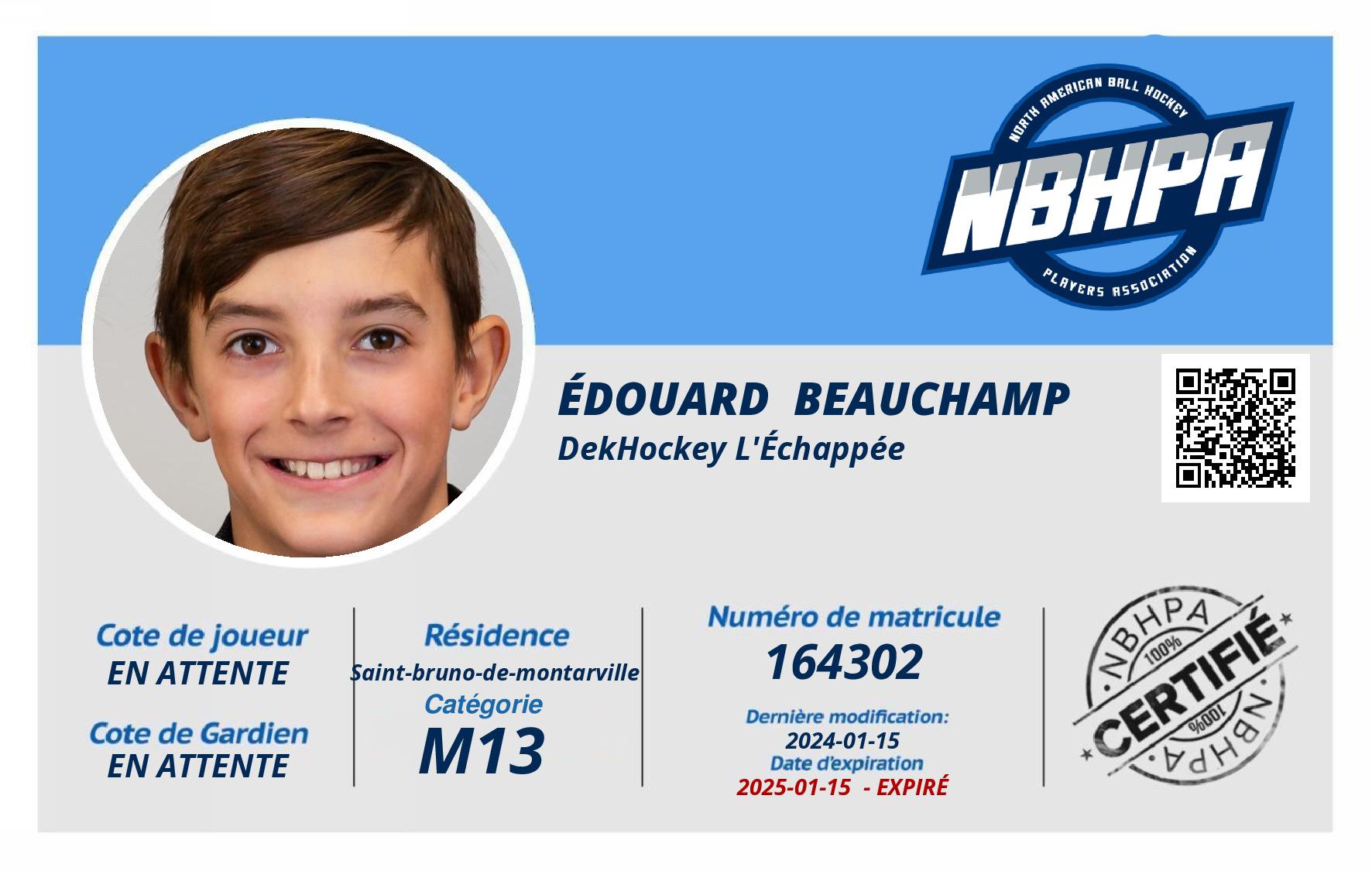 Édouard  Beauchamp 