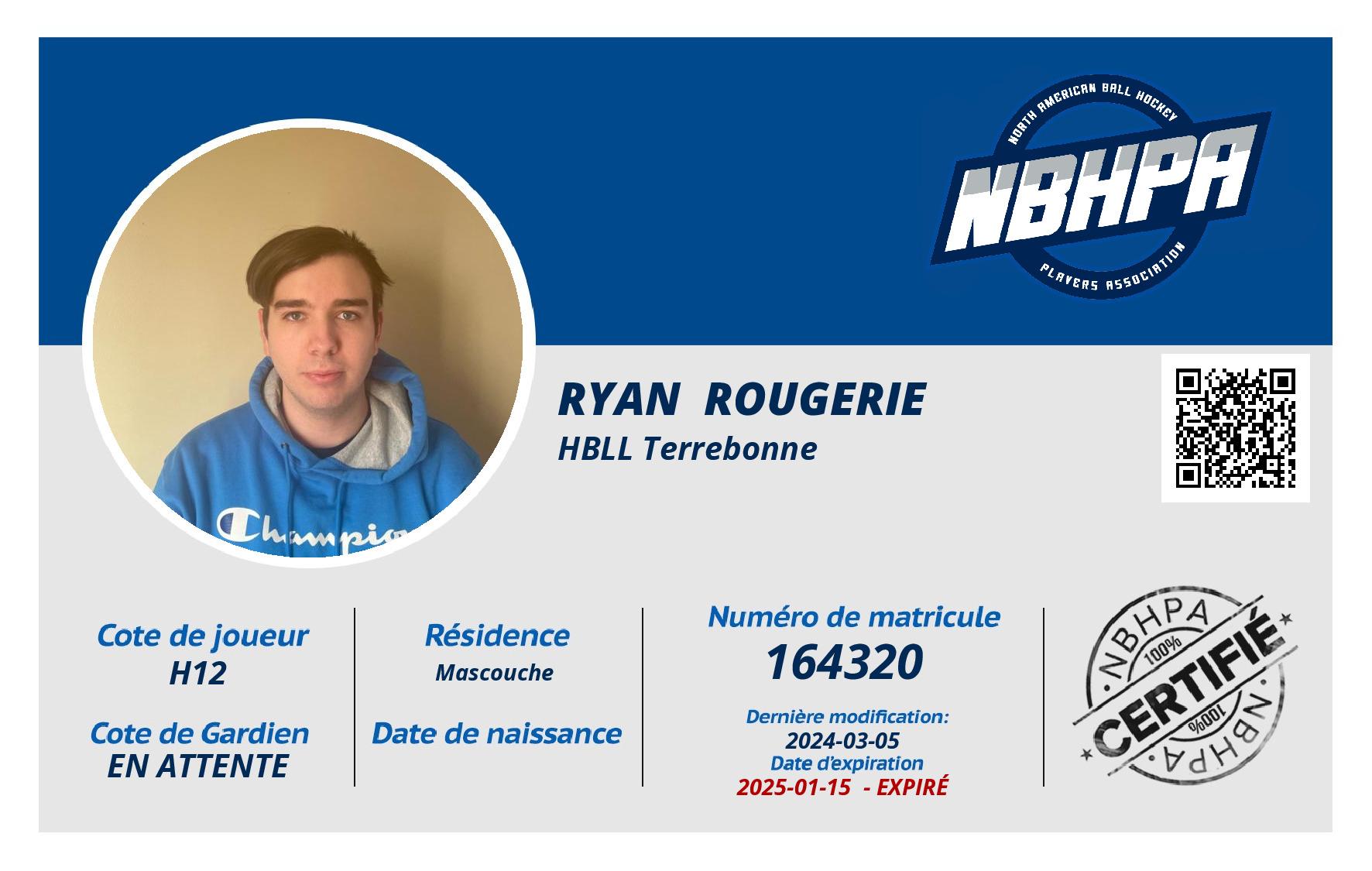 Ryan  Rougerie 