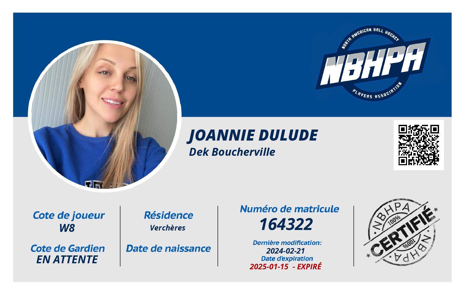 Joannie Dulude