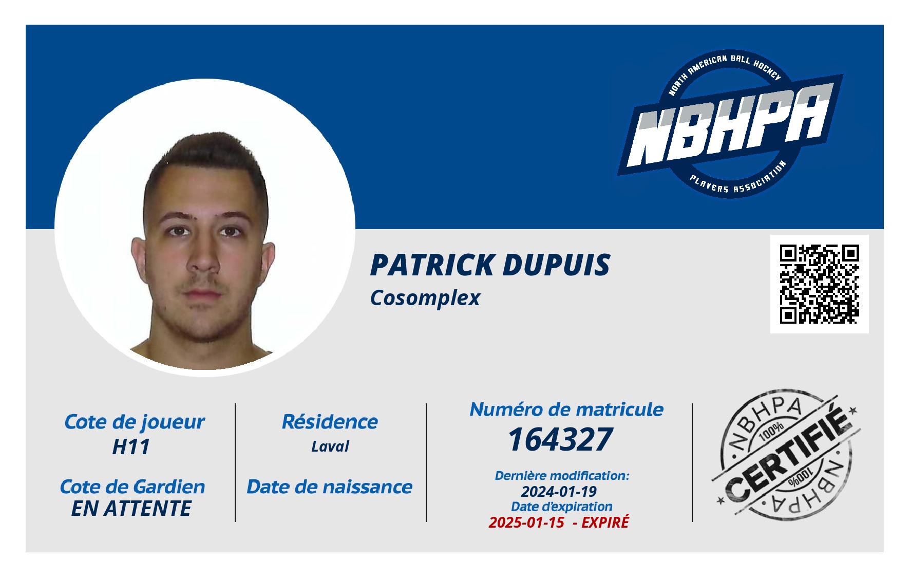 Patrick Dupuis