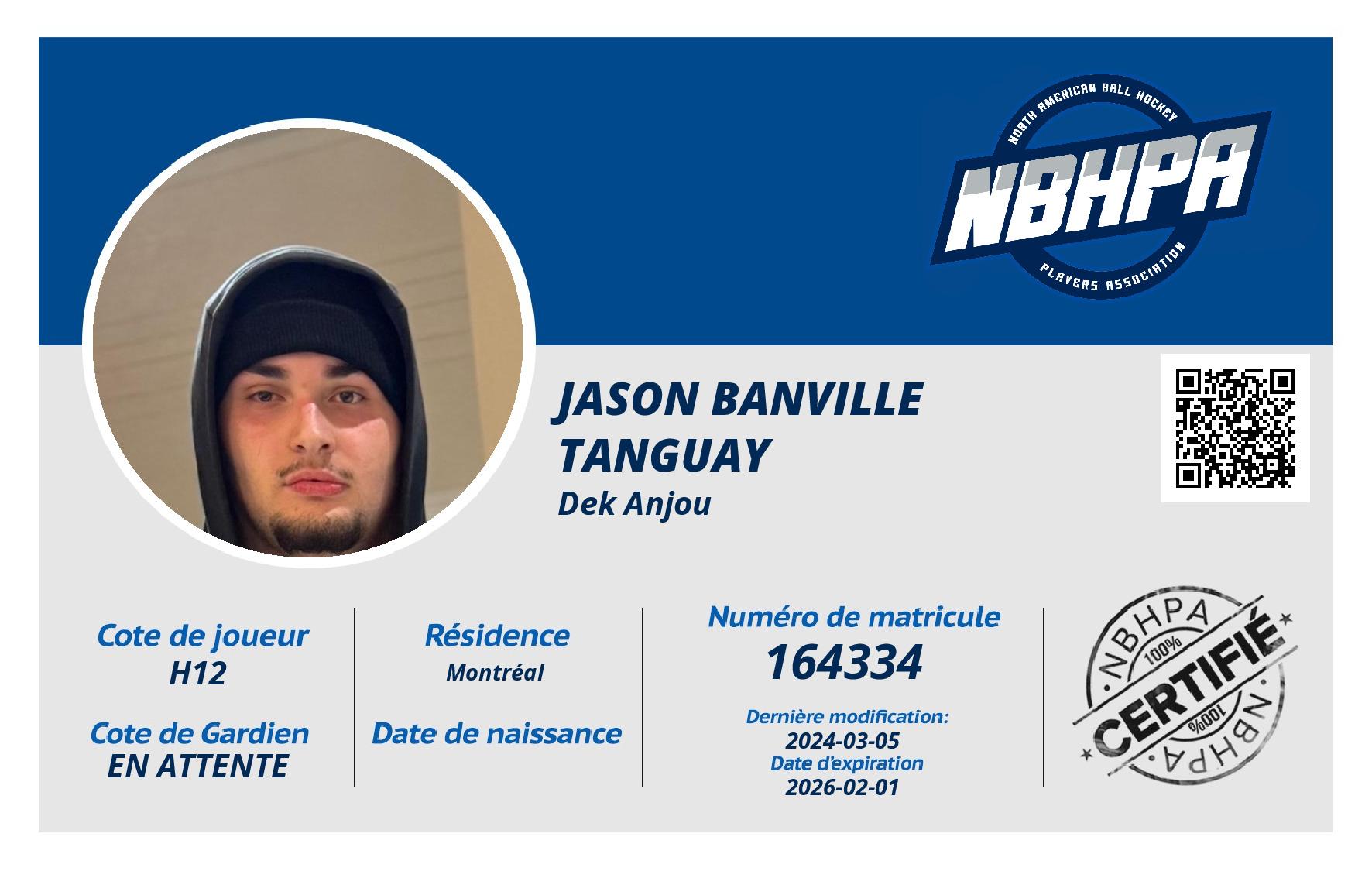 Jason Banville tanguay