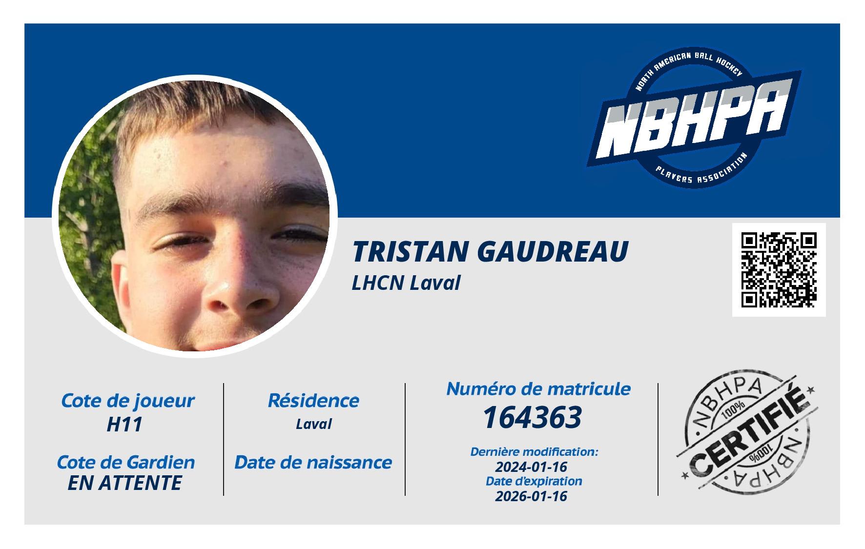 Tristan Gaudreau