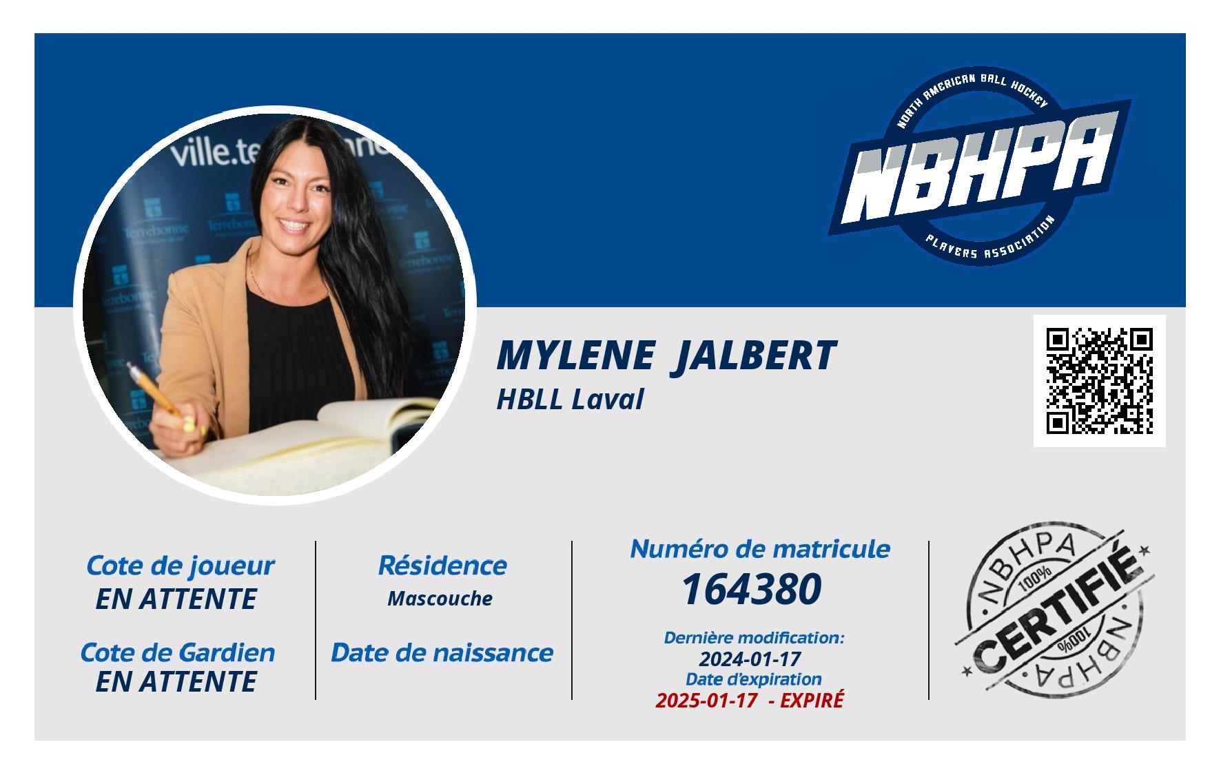 Mylene  Jalbert