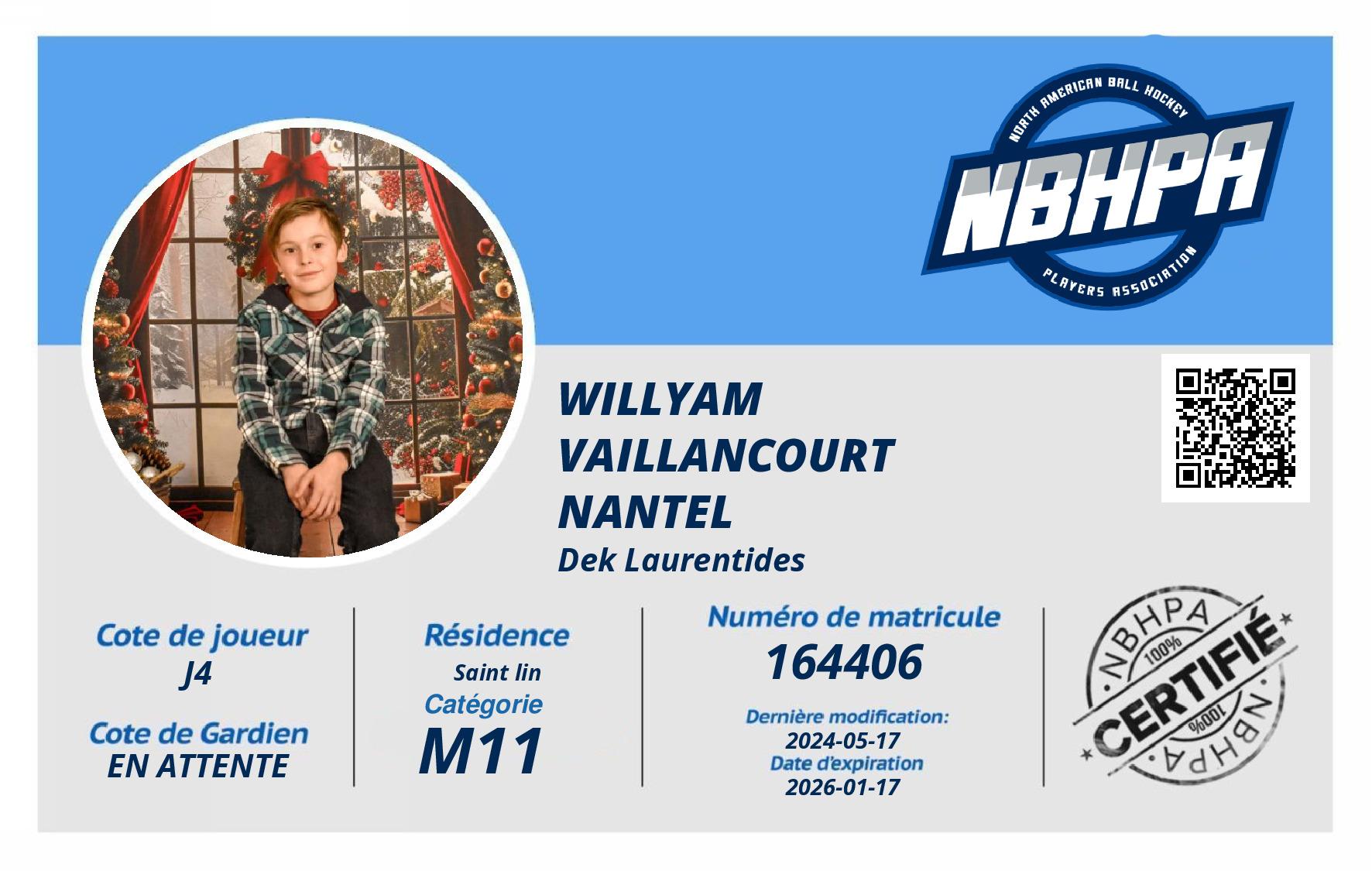 Willyam  Vaillancourt  Nantel