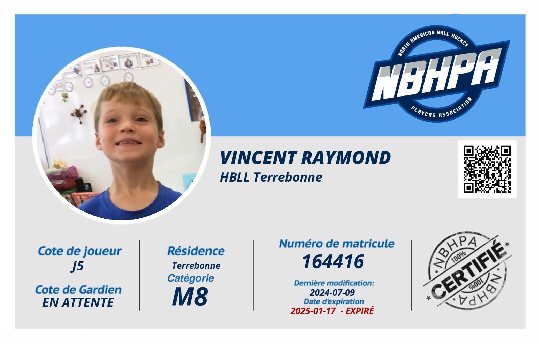 Vincent Raymond 