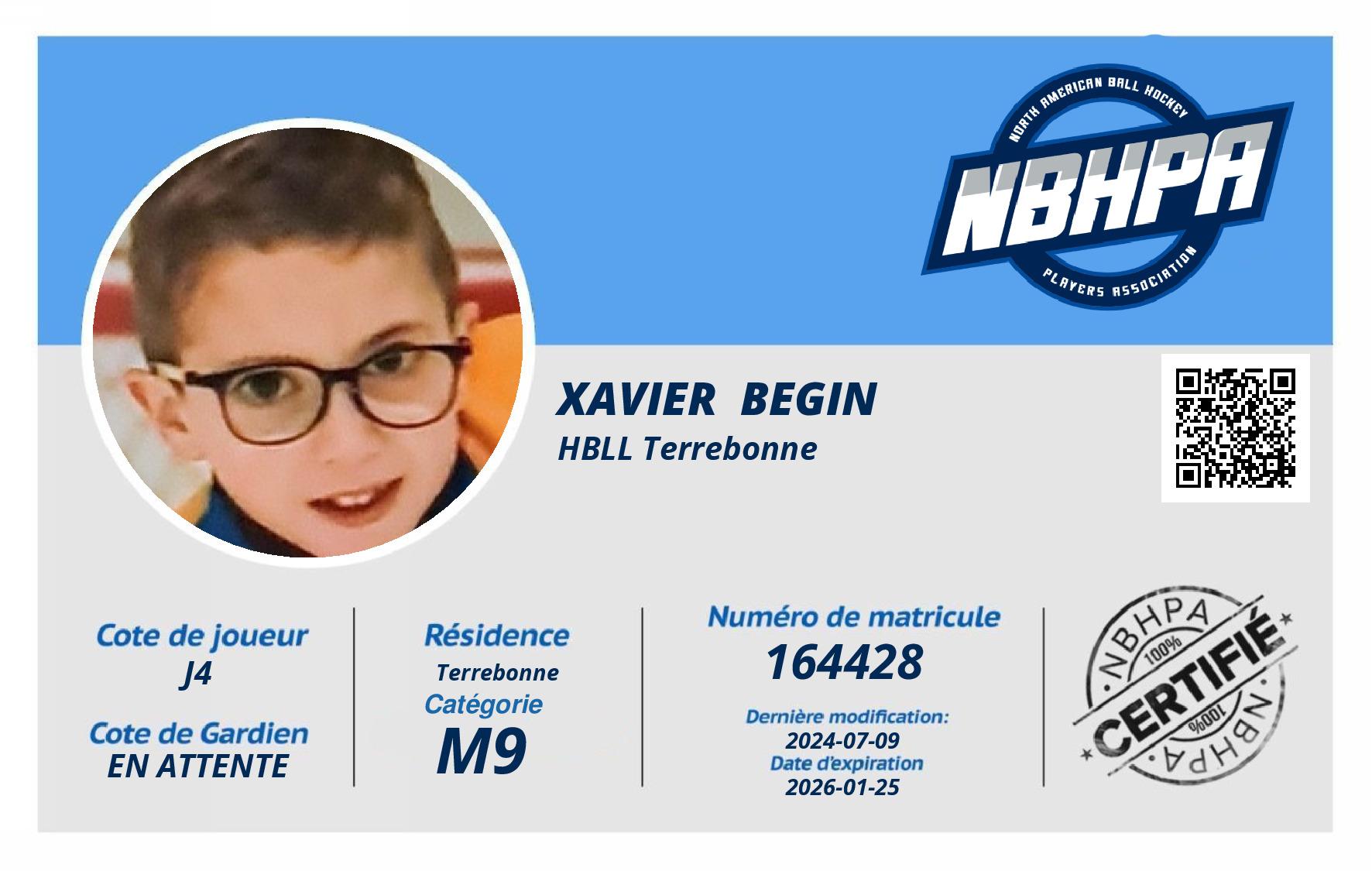 Xavier  Begin