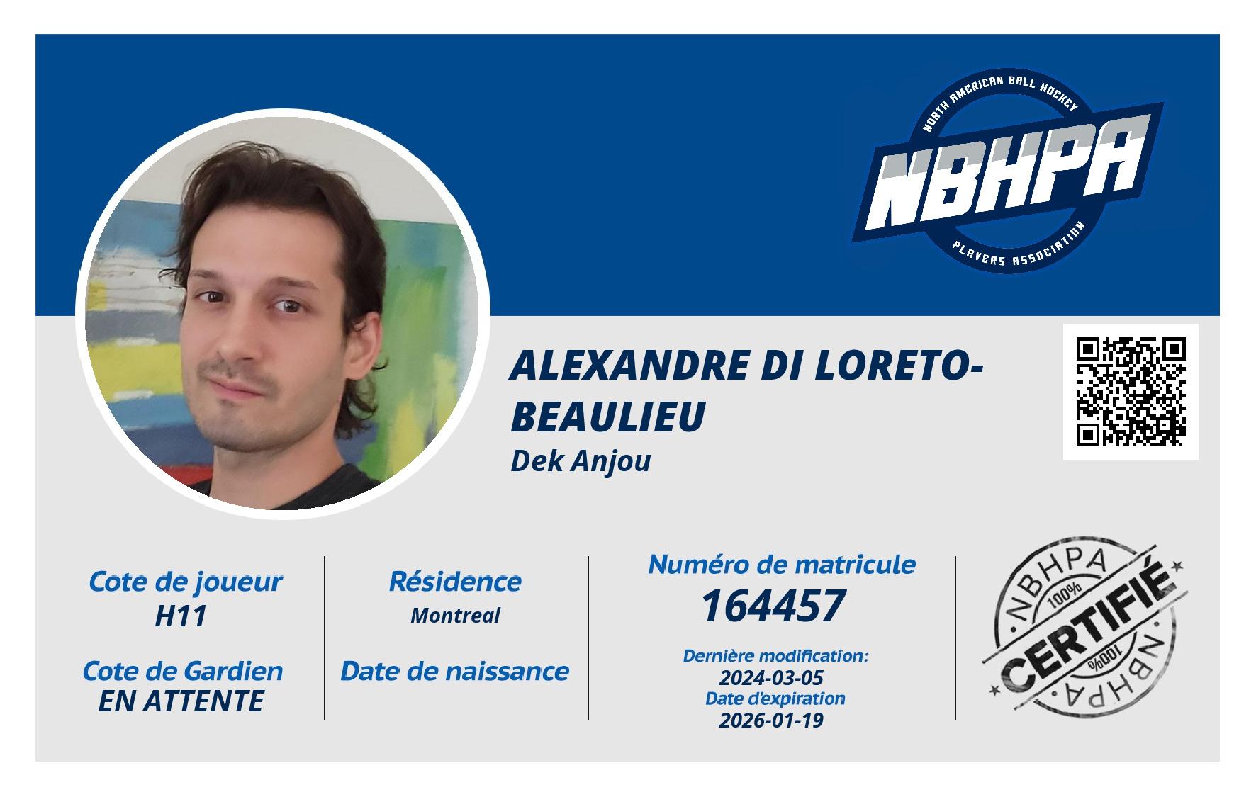 Alexandre Di Loreto-Beaulieu