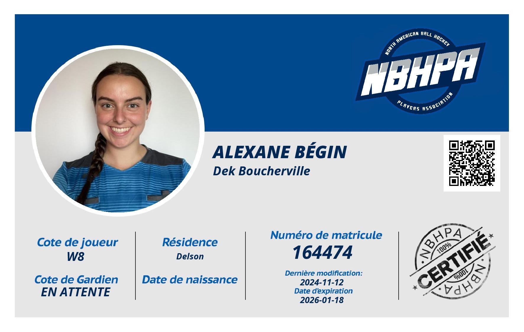 Alexane Bégin