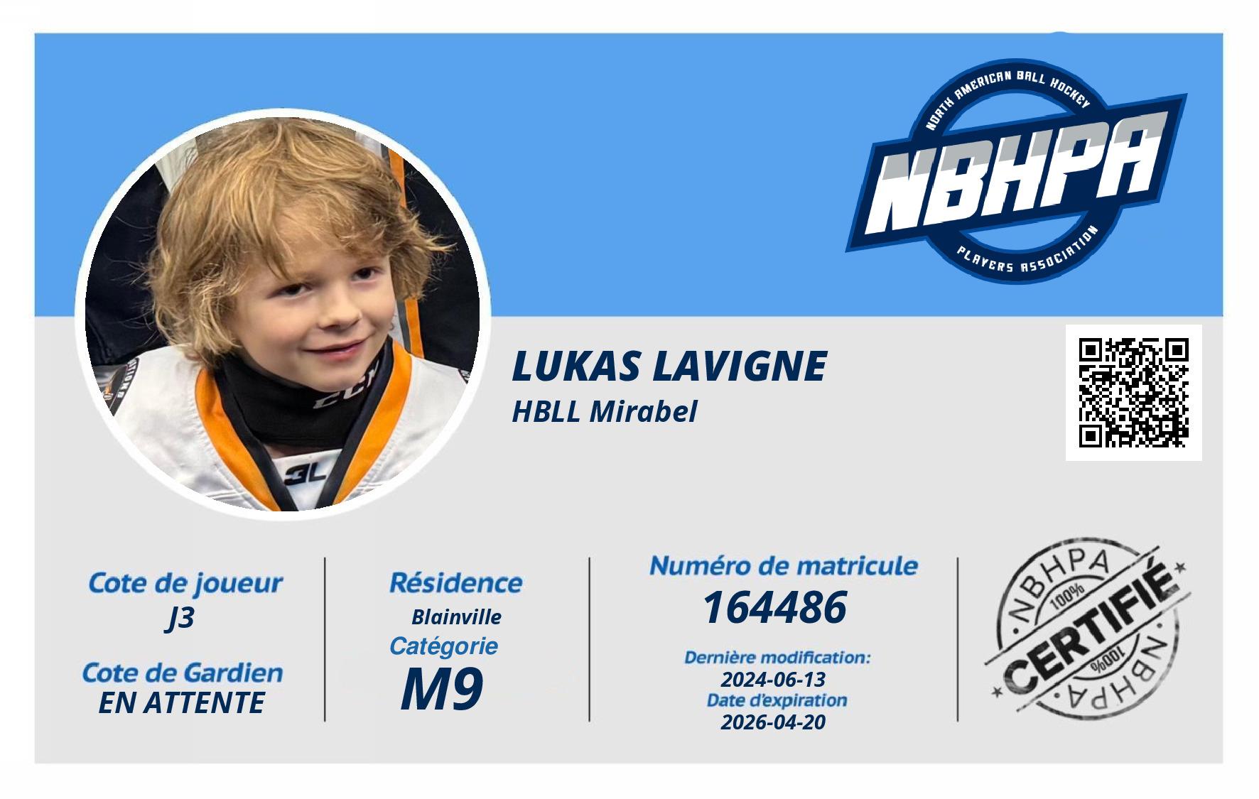Lukas Lavigne