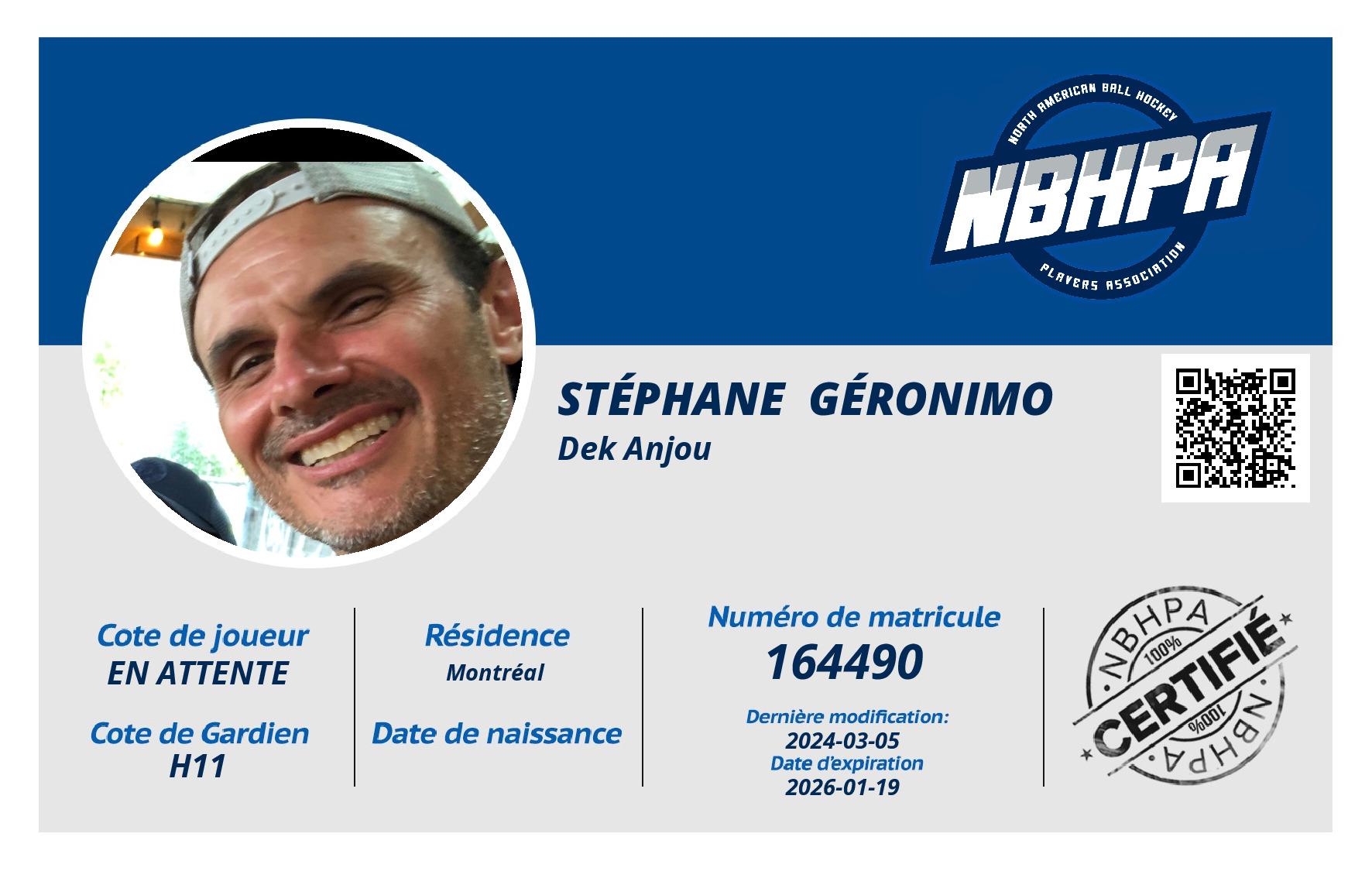 Stéphane  Géronimo 