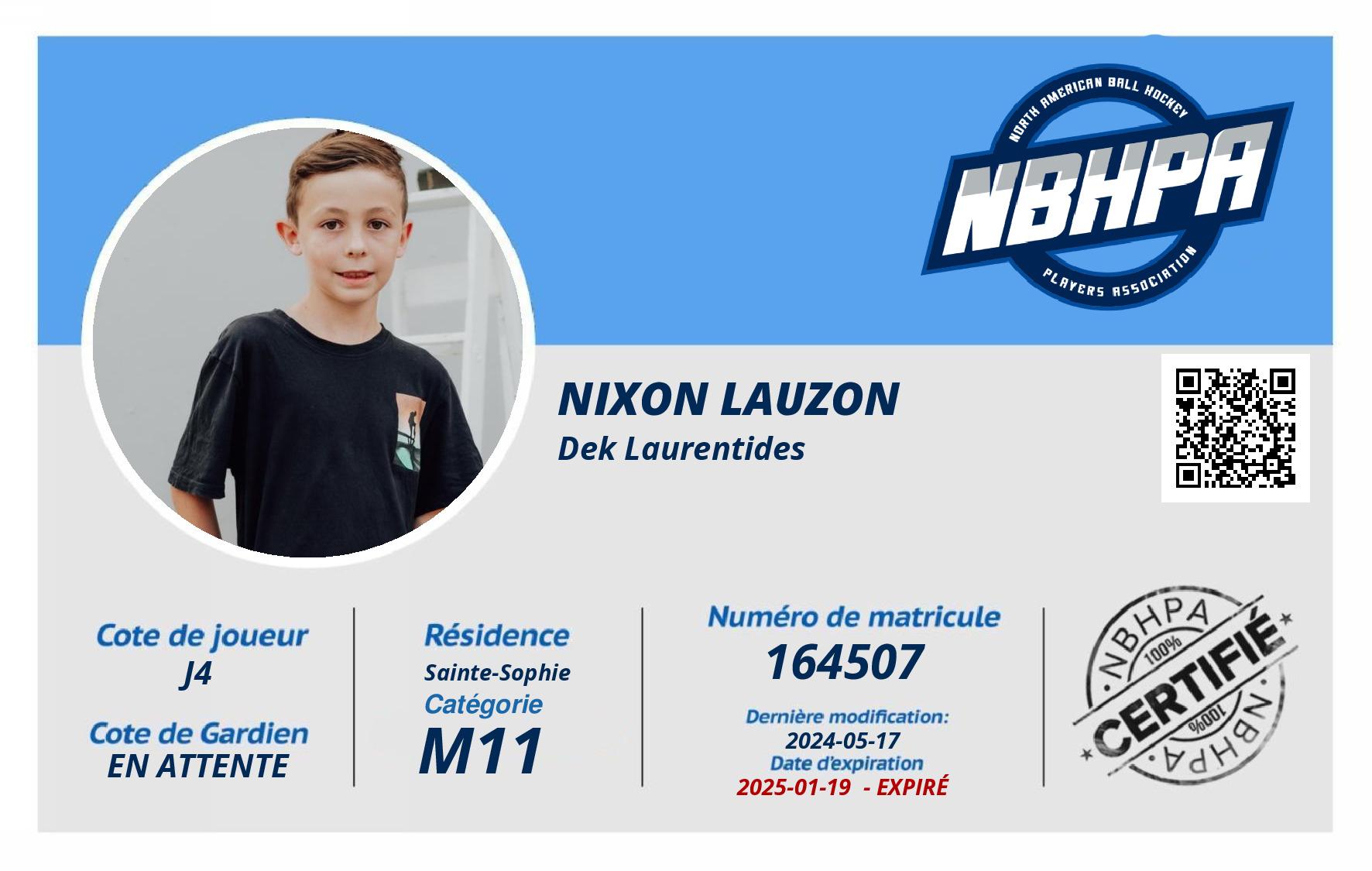 Nixon Lauzon