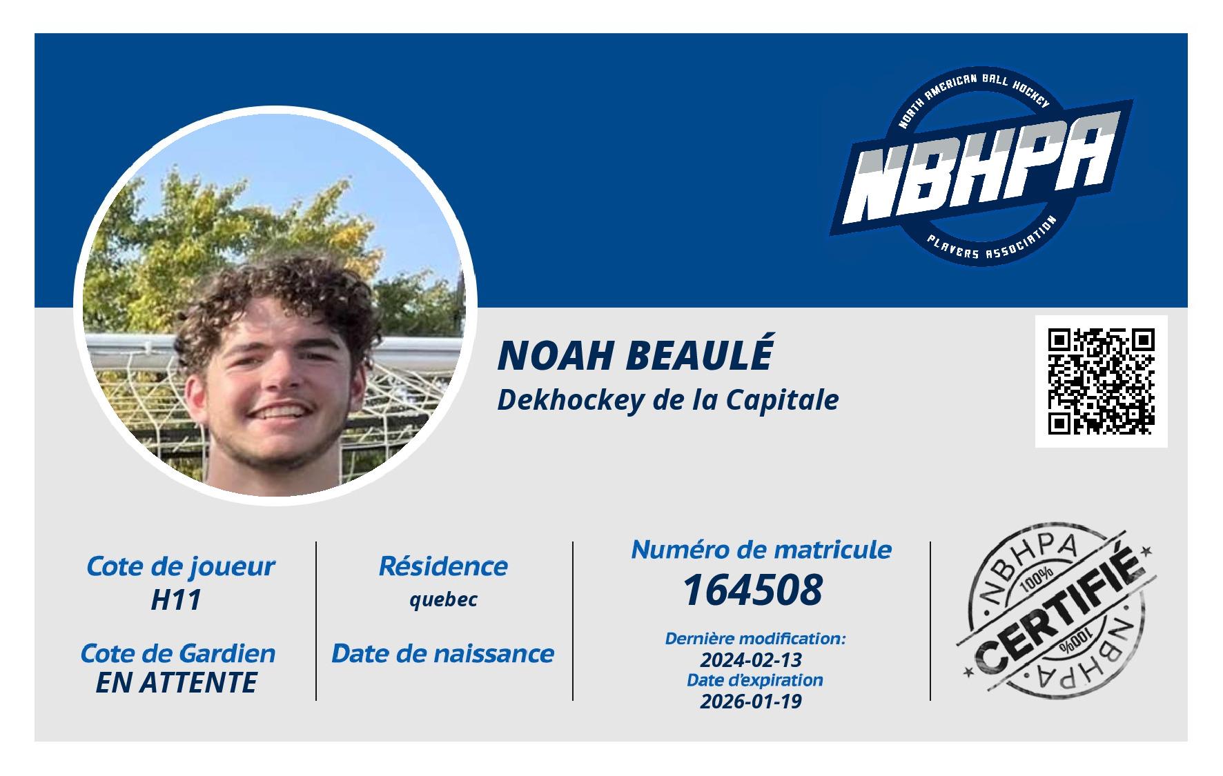 Noah Beaulé