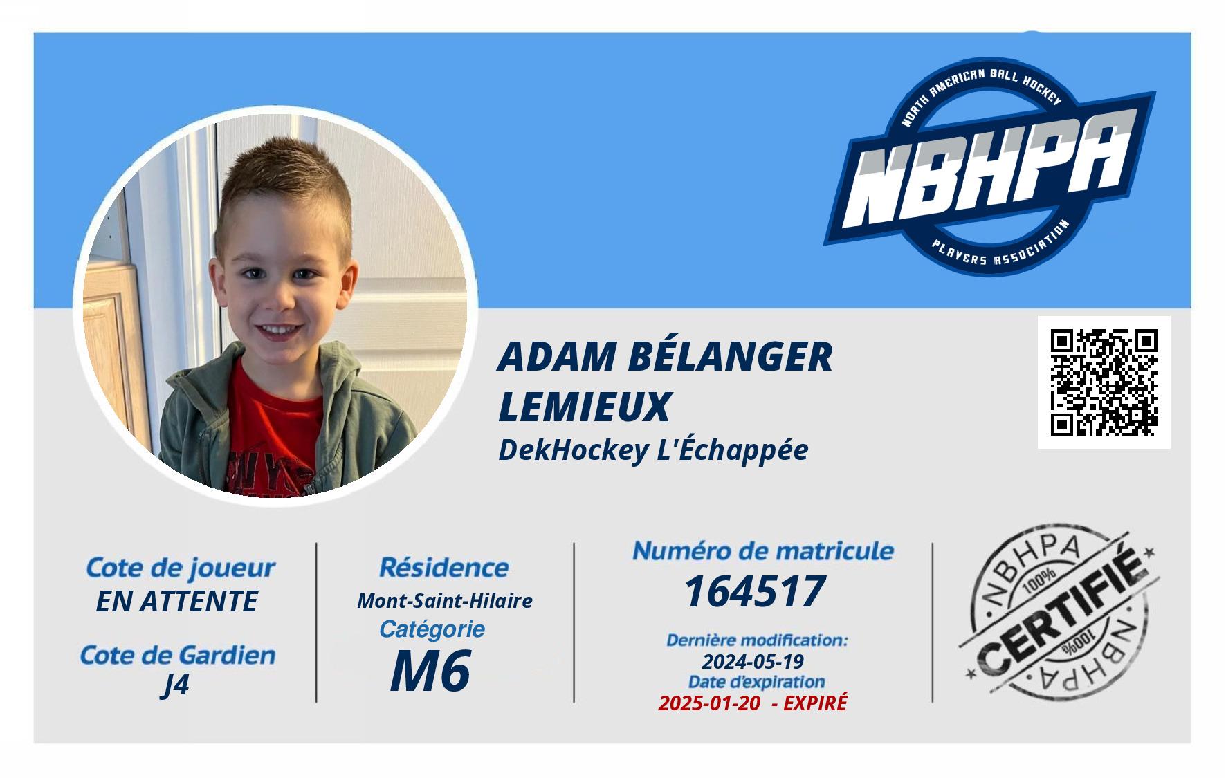 Adam Bélanger Lemieux