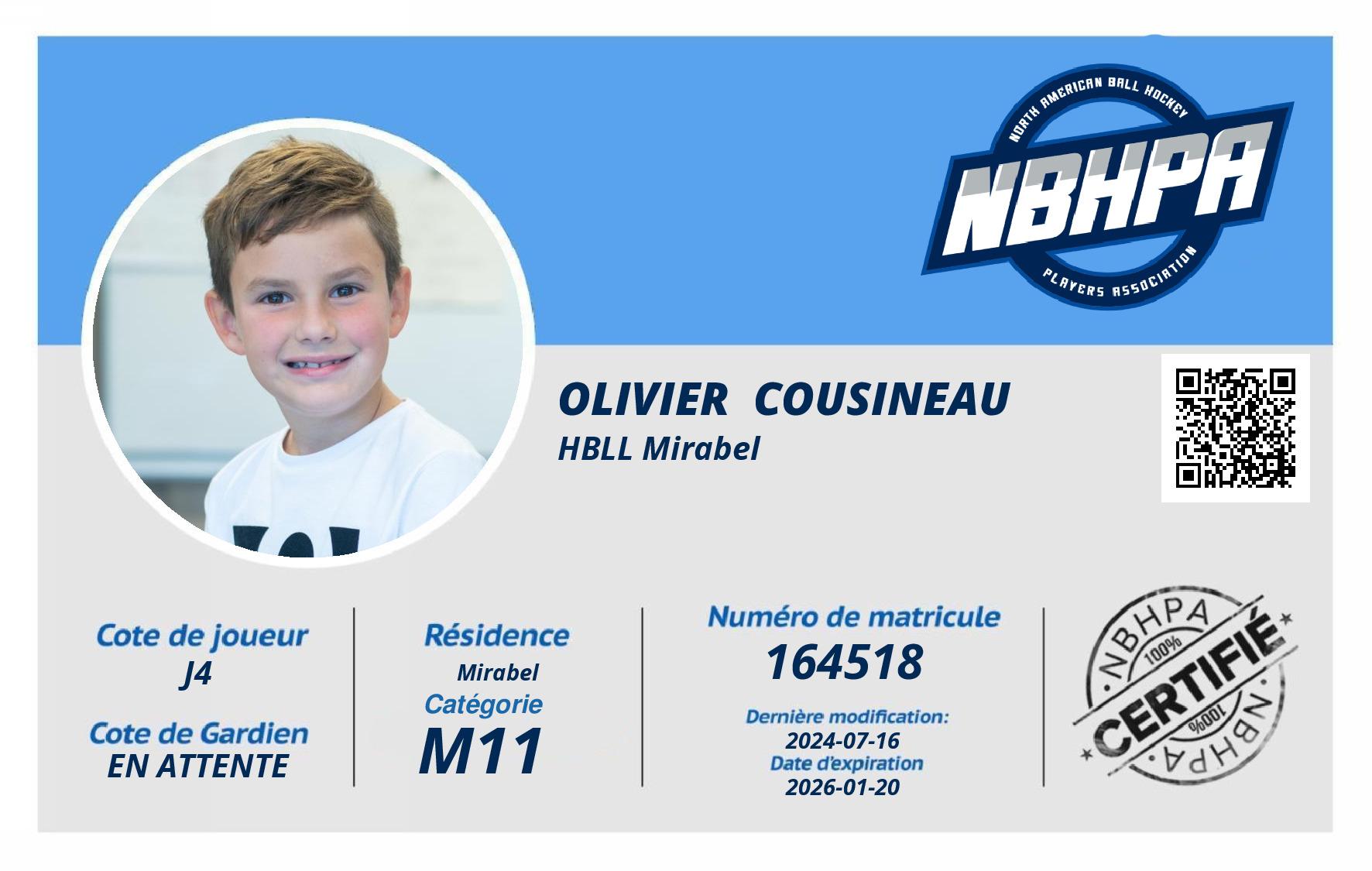 Olivier  Cousineau 