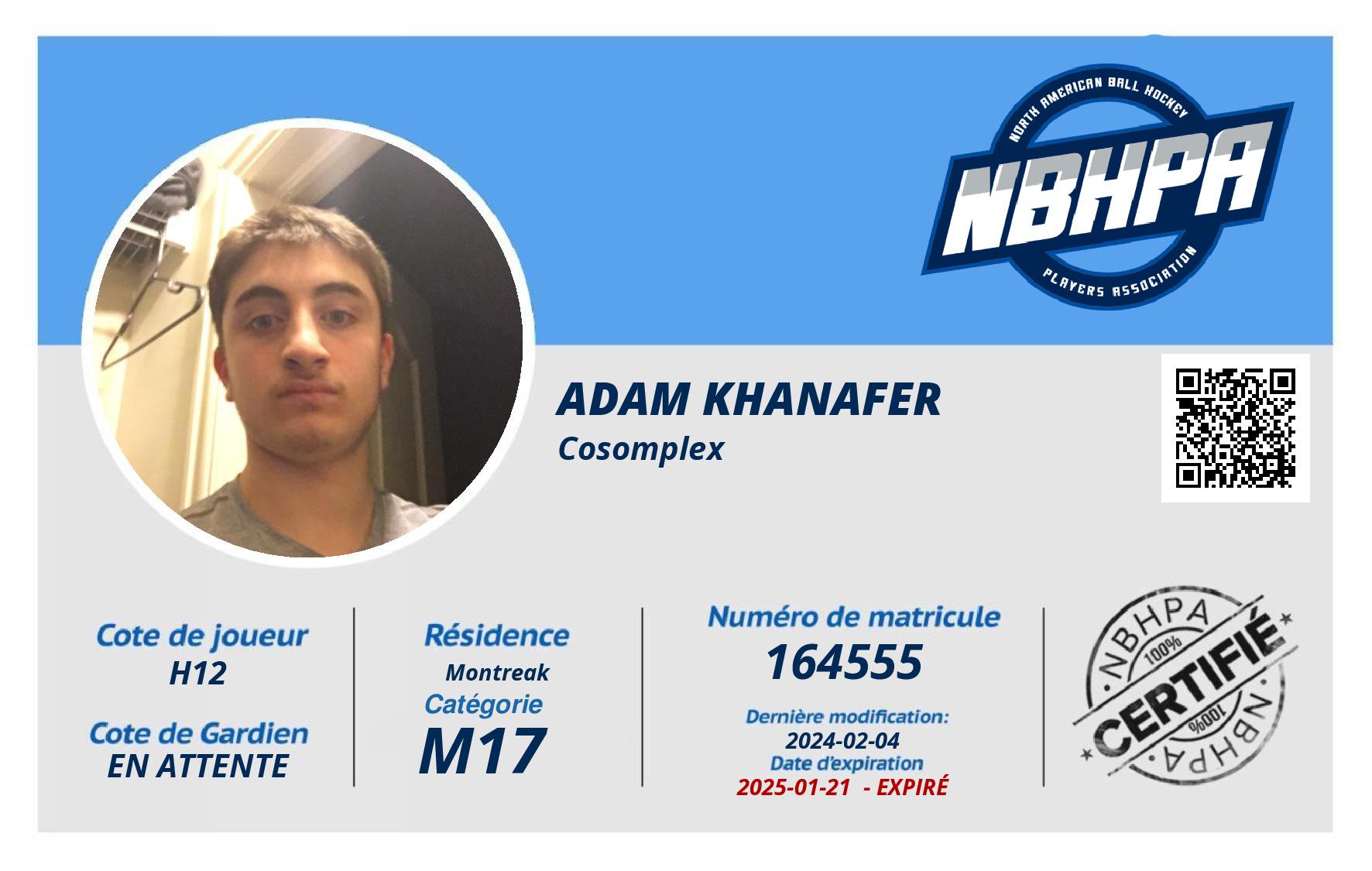 Adam Khanafer