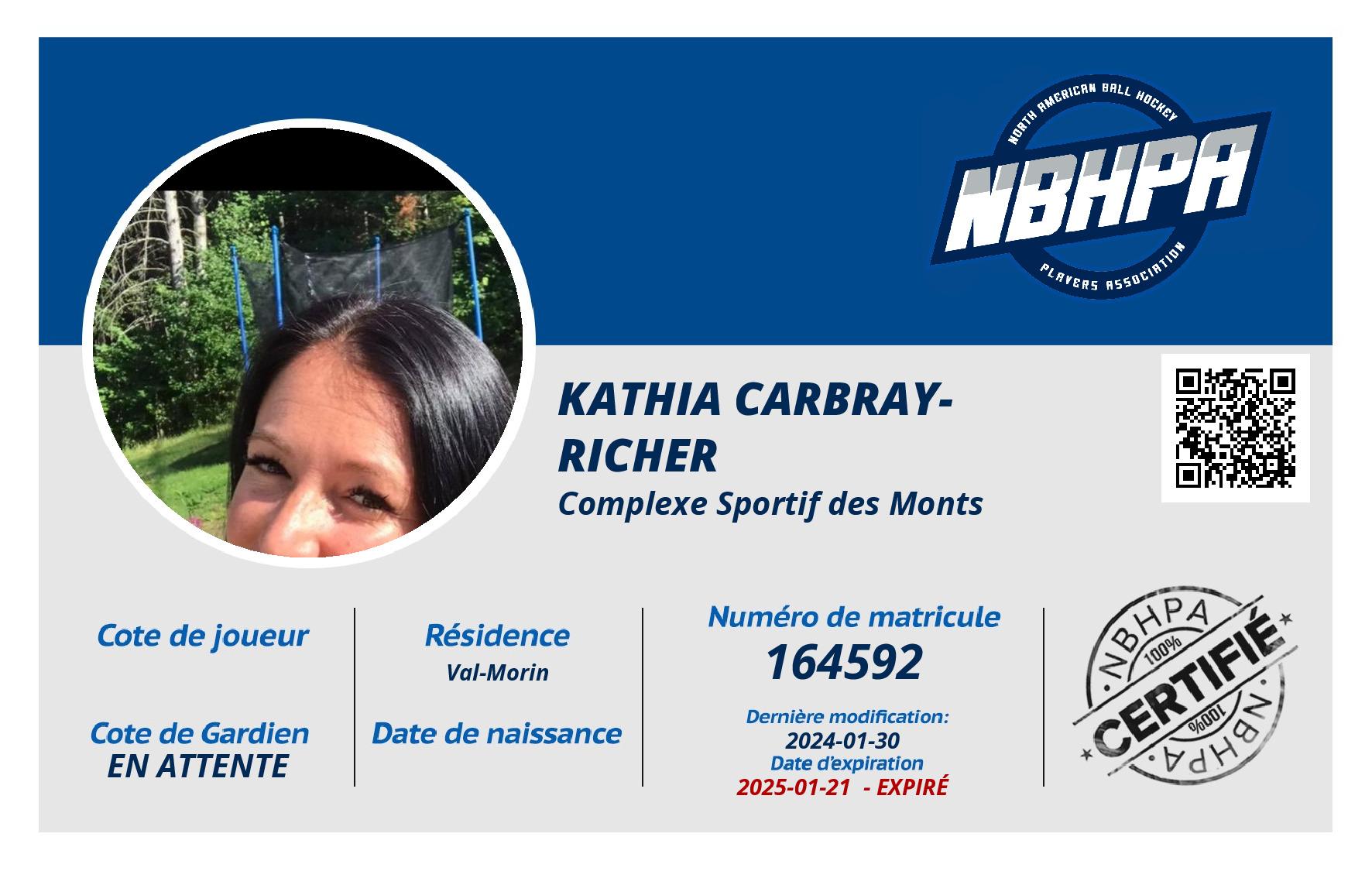 Kathia Carbray-Richer