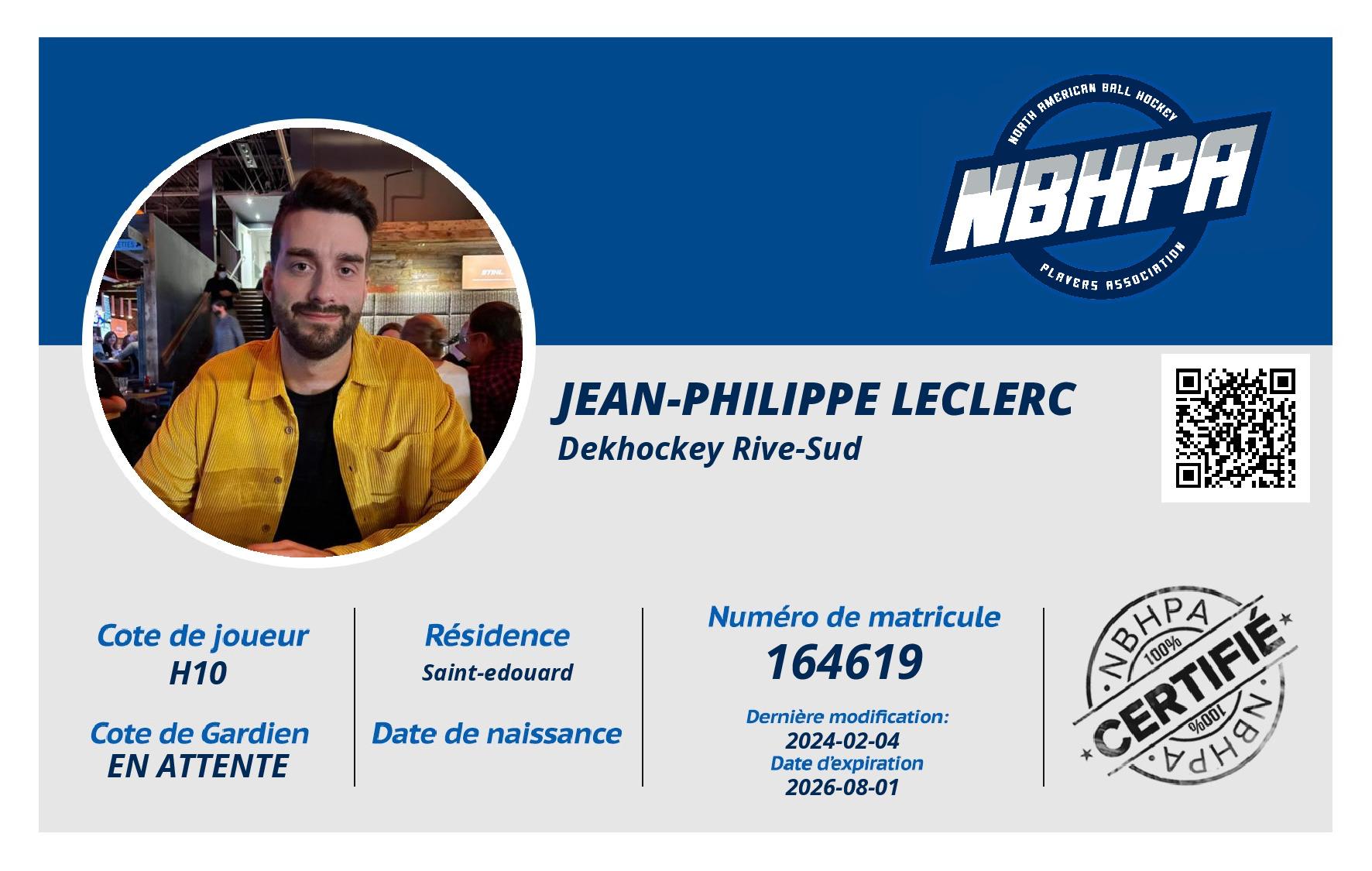 Jean-philippe Leclerc