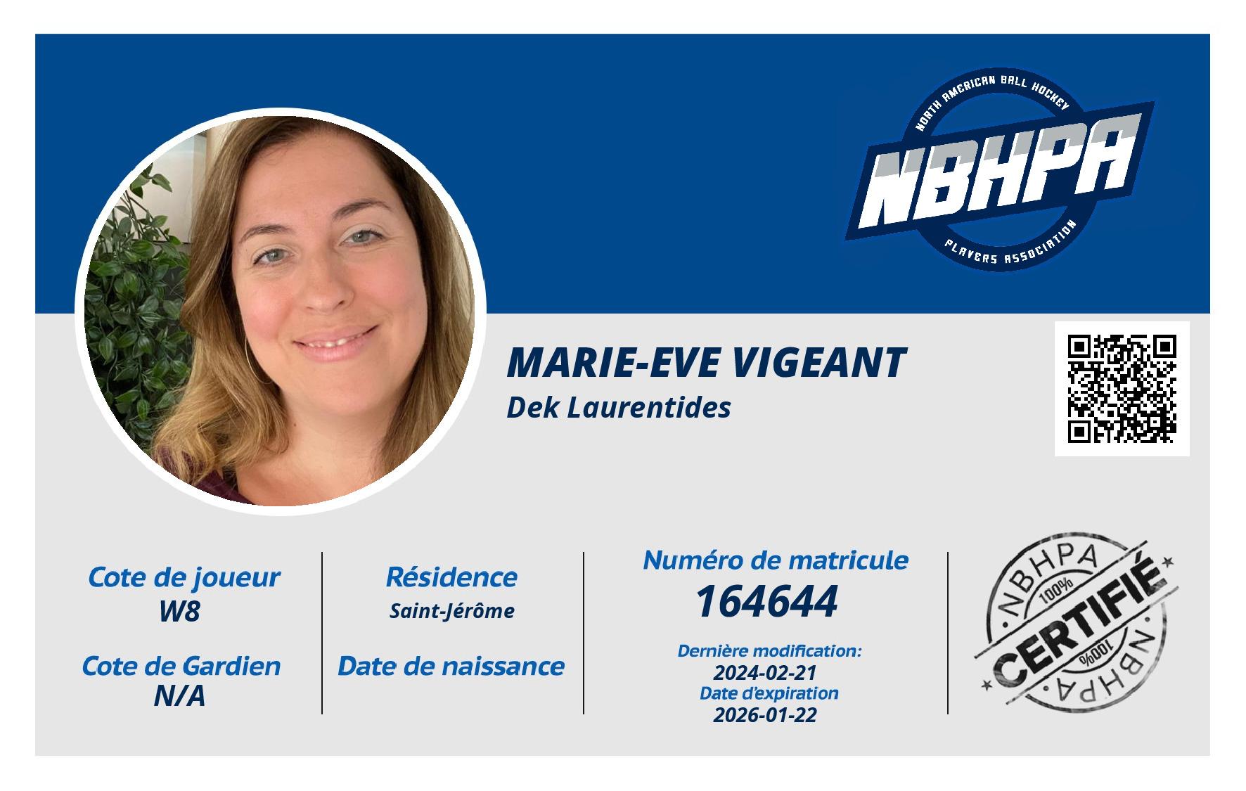 Marie-Eve Vigeant