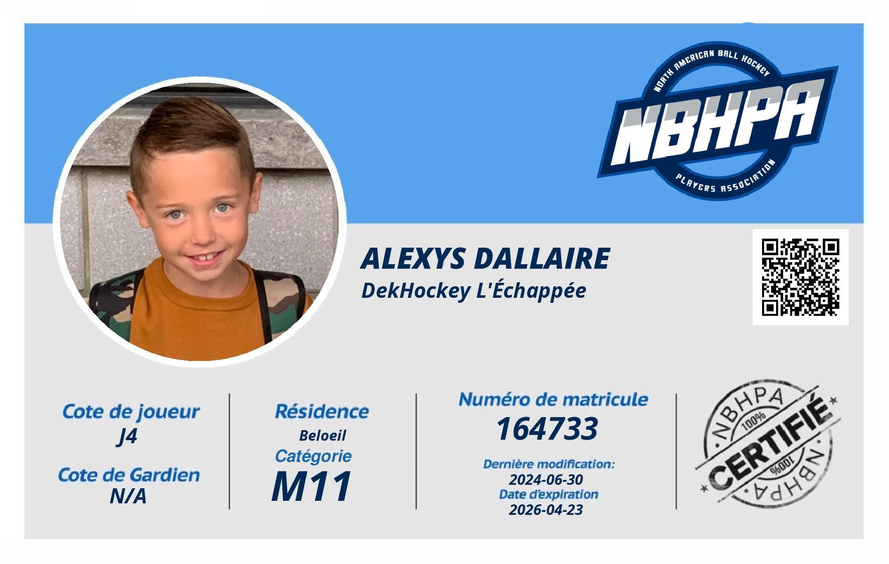 Alexys Dallaire 
