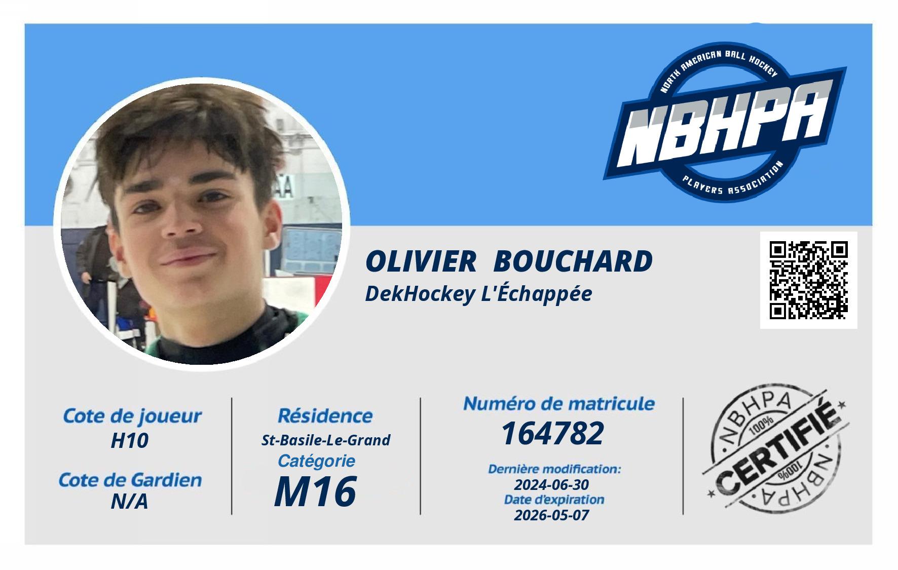 Olivier  Bouchard