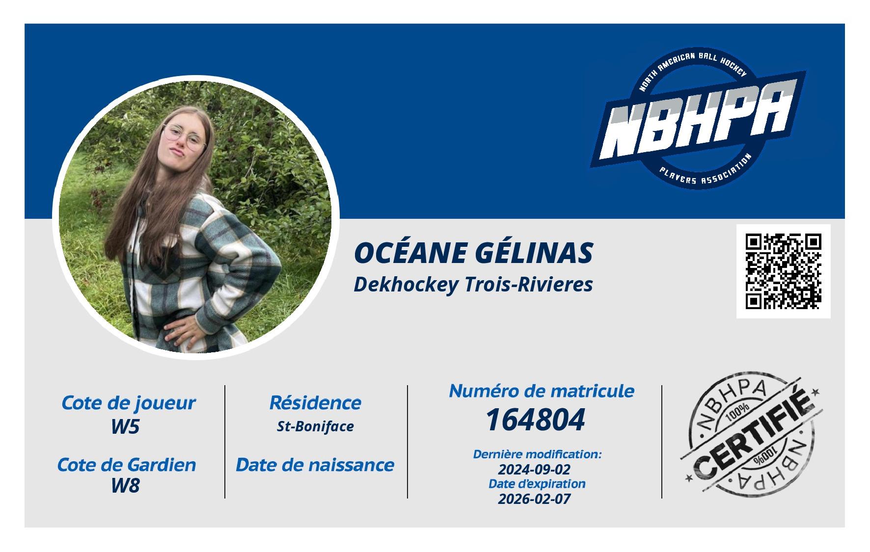 Océane Gélinas