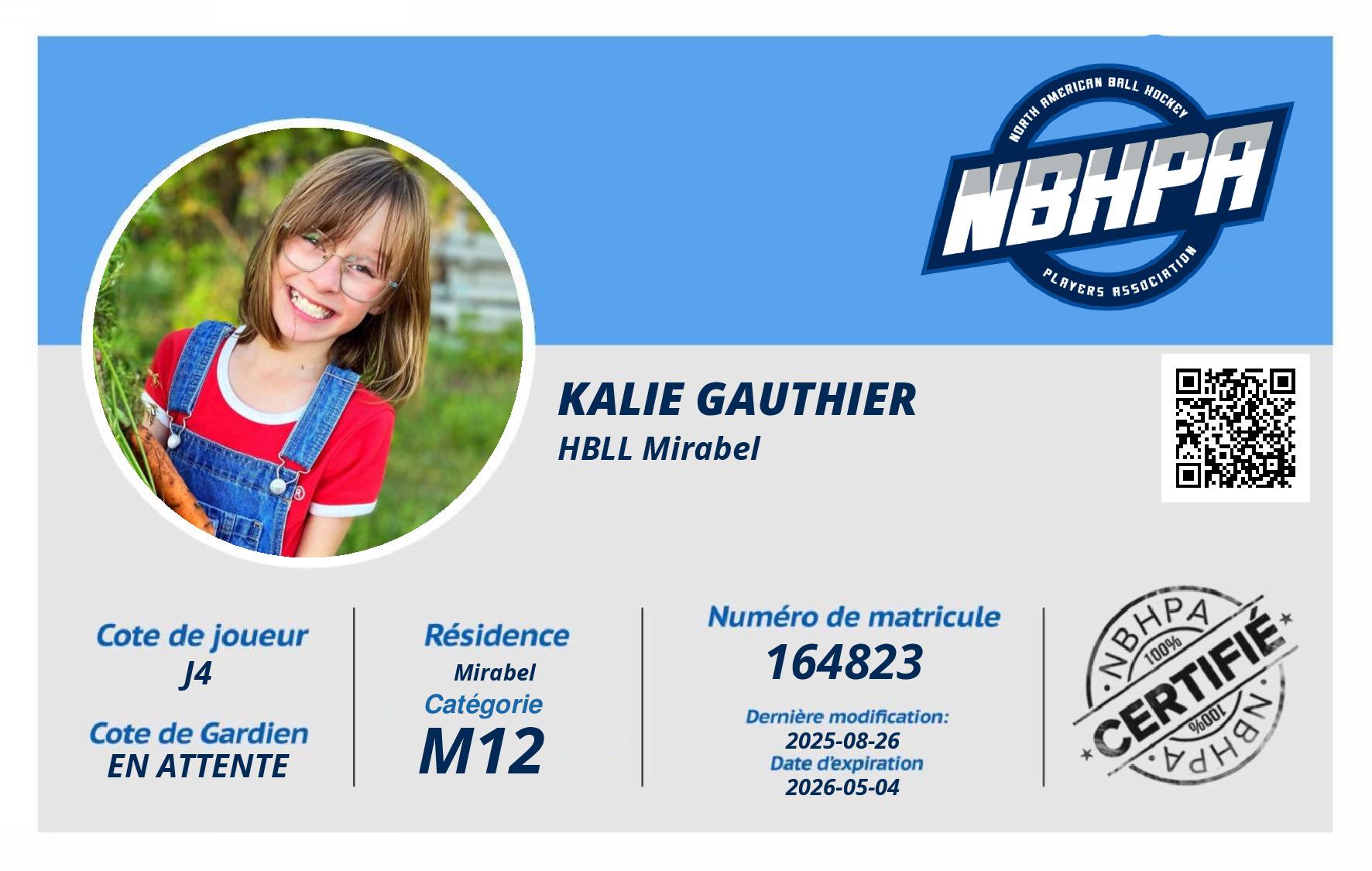 Kalie Gauthier