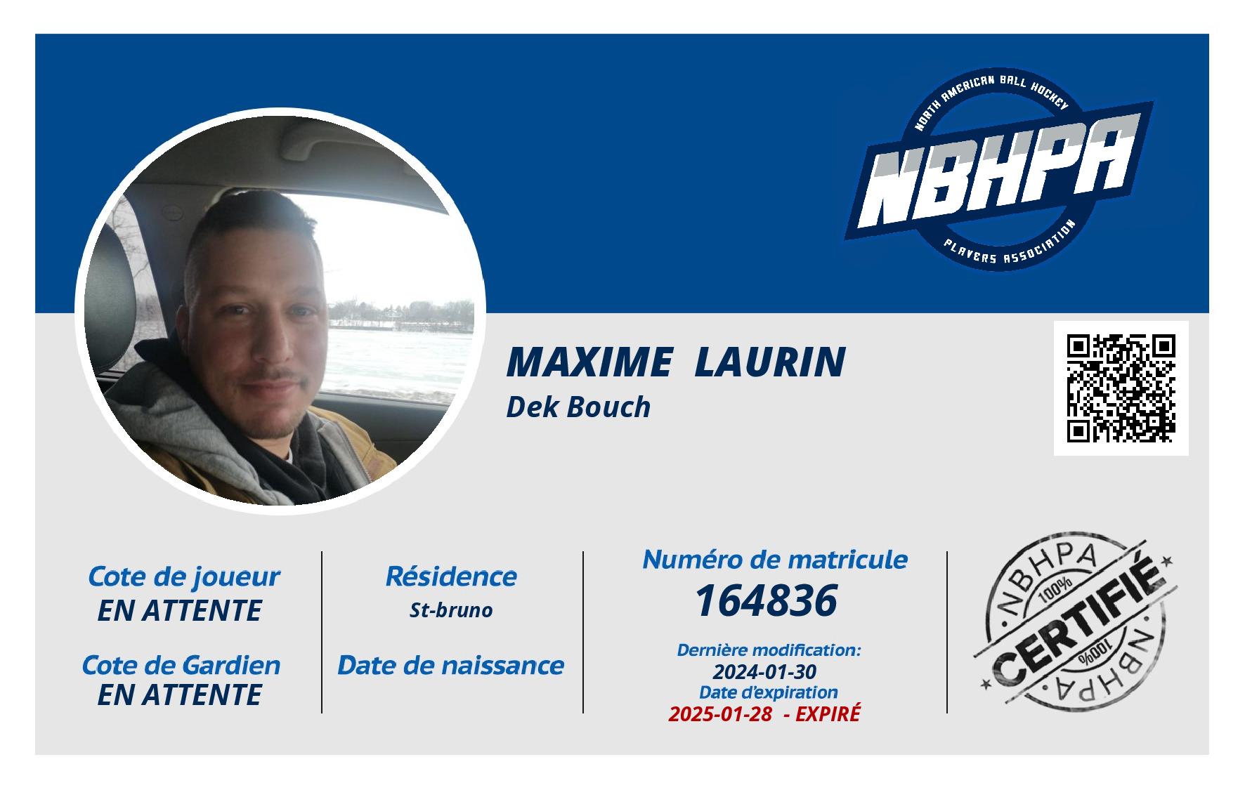 Maxime  Laurin