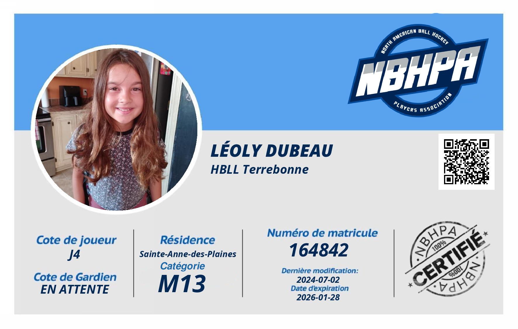Léoly Dubeau
