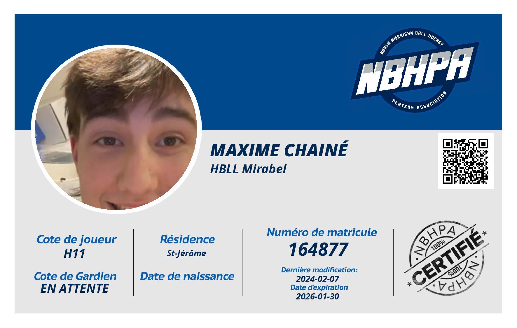 Maxime Chainé