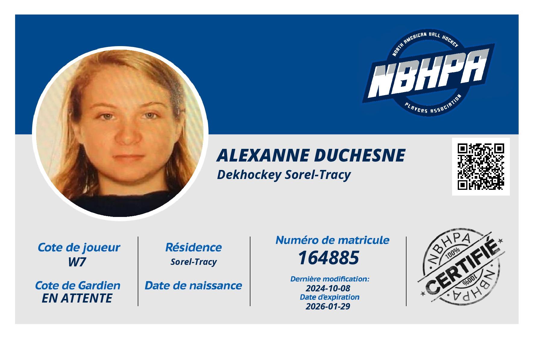 Alexanne Duchesne