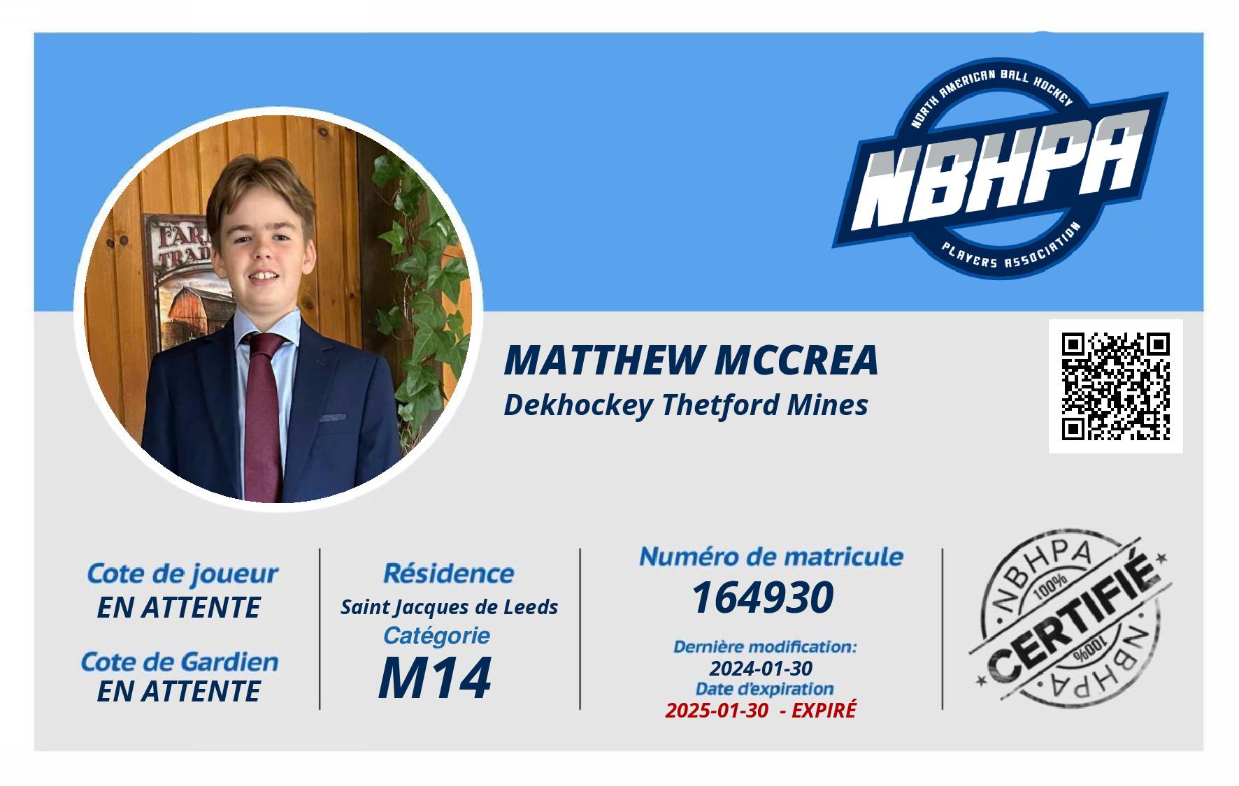 Matthew McCrea