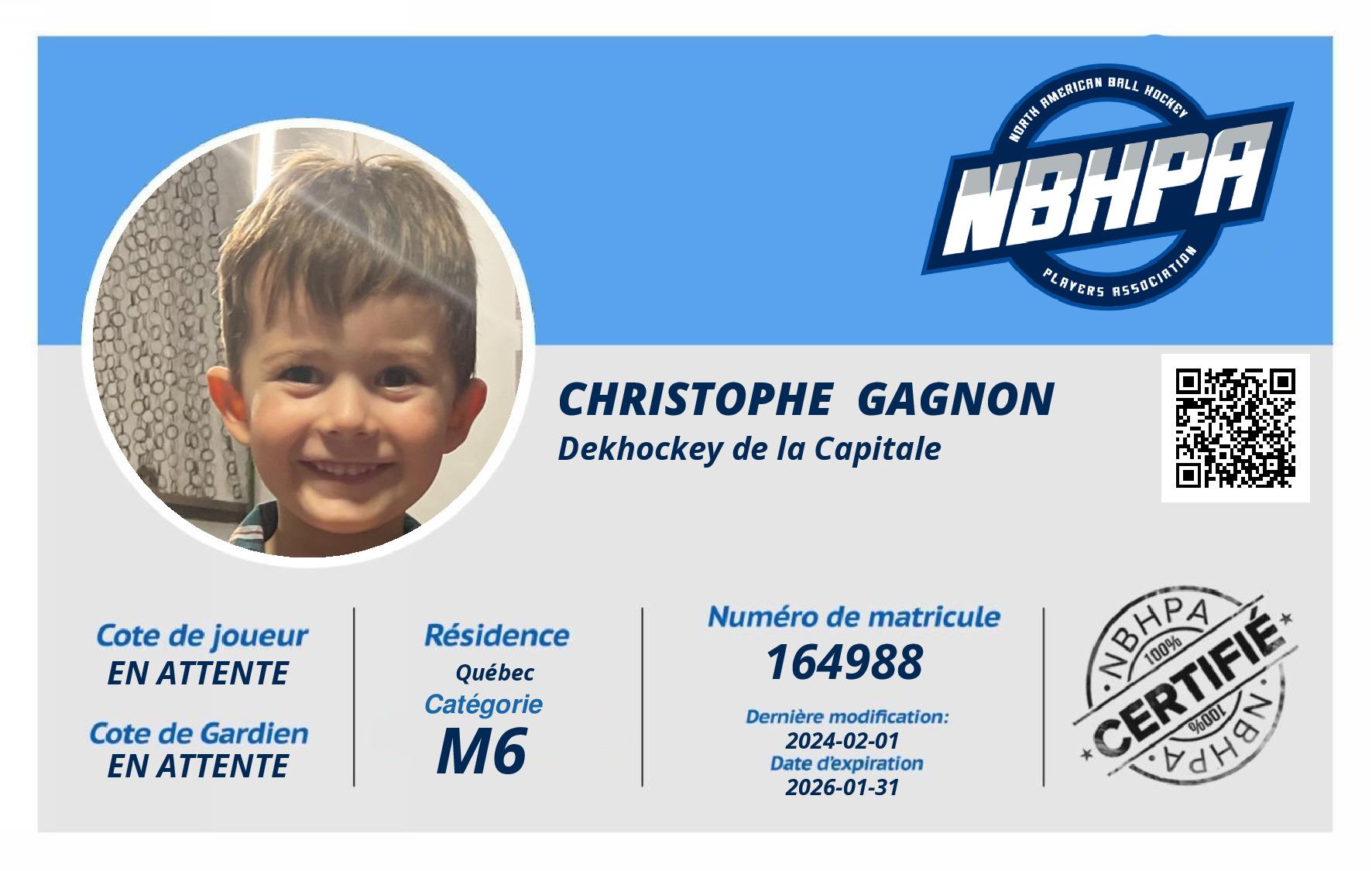 Christophe  Gagnon