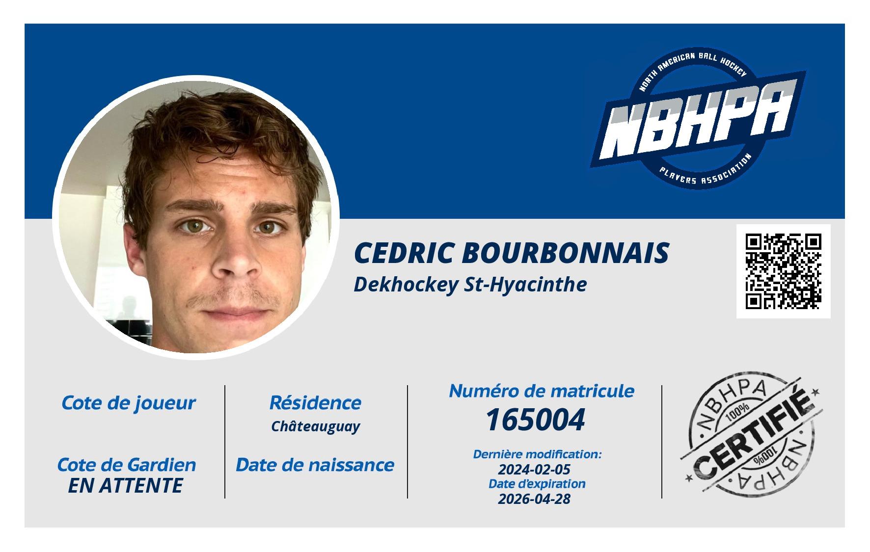 Cedric Bourbonnais