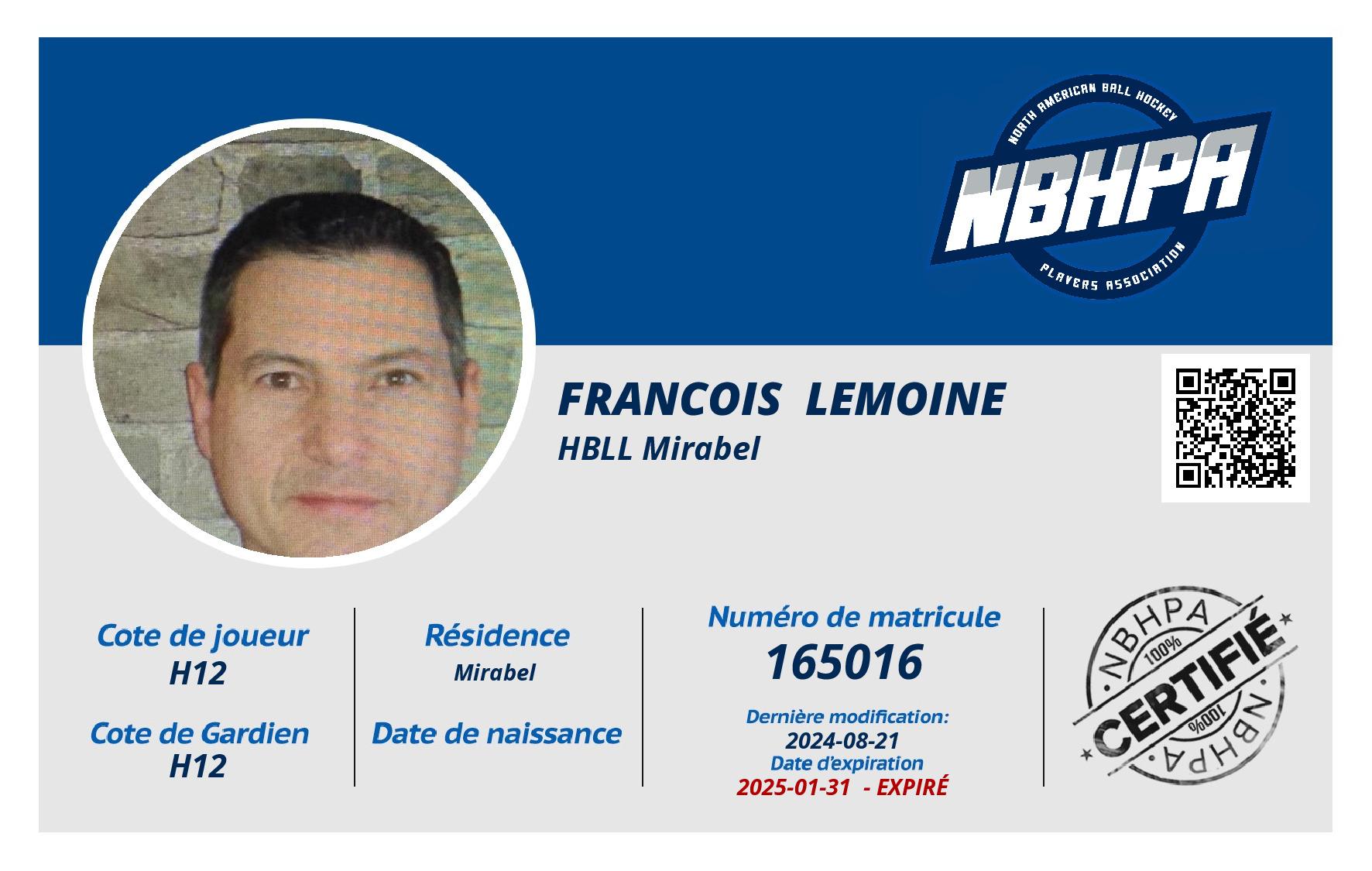 Francois  Lemoine 