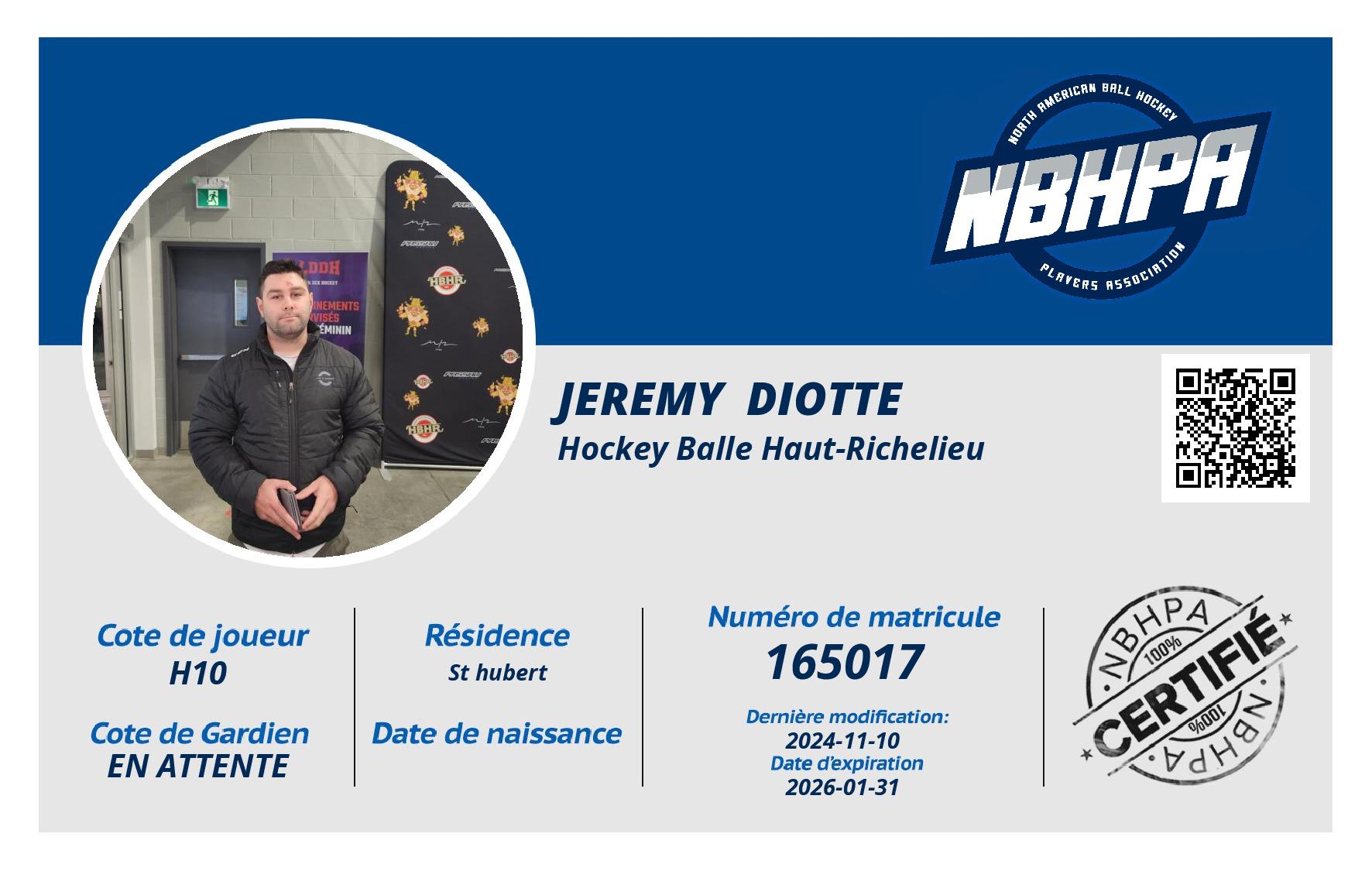 Jeremy  Diotte