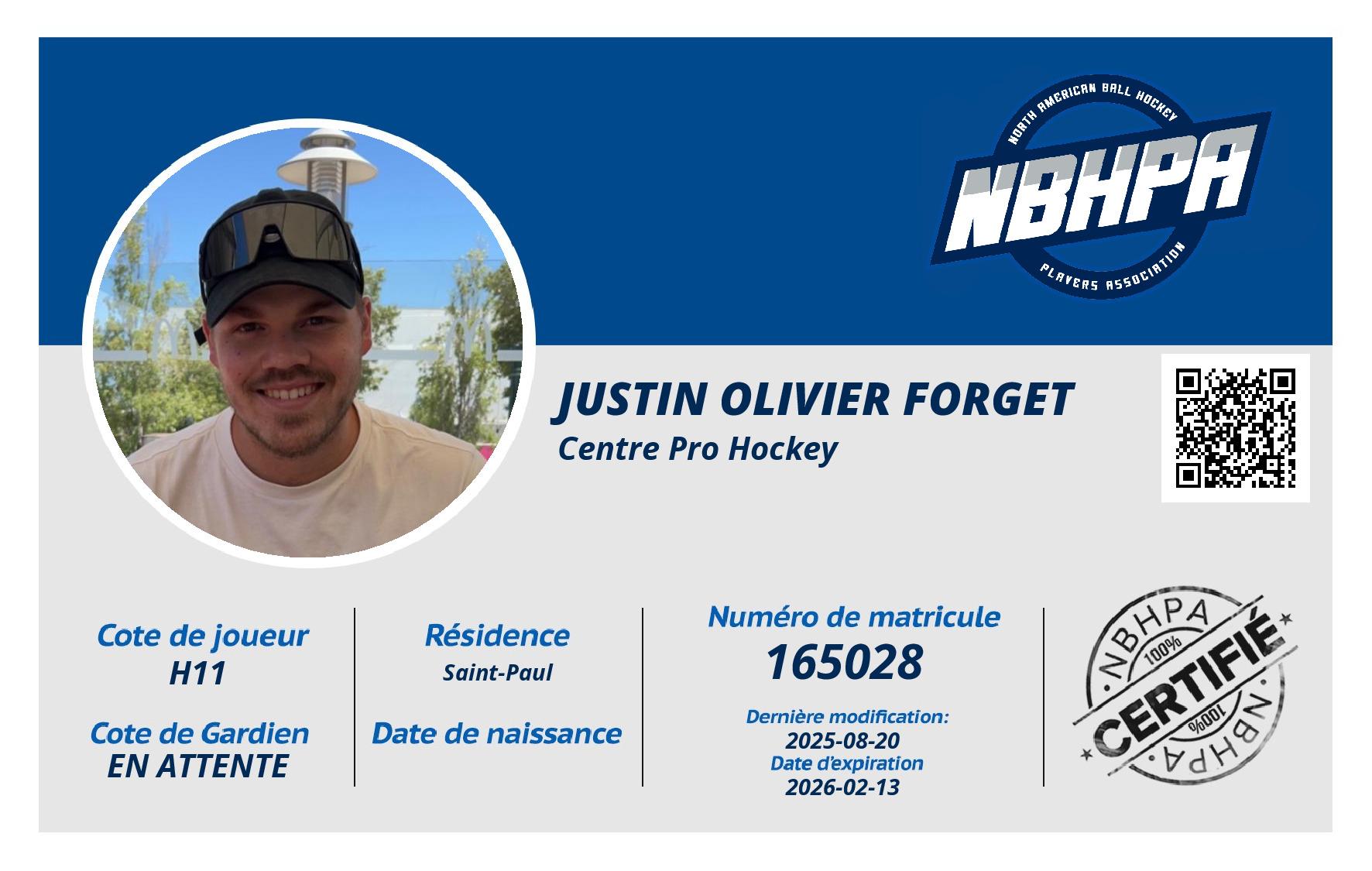 Justin Olivier Forget