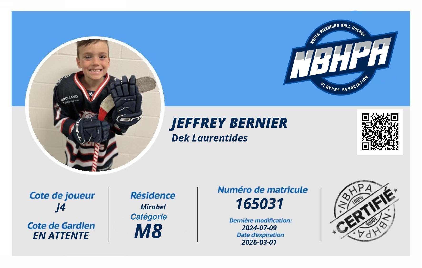 Jeffrey Bernier