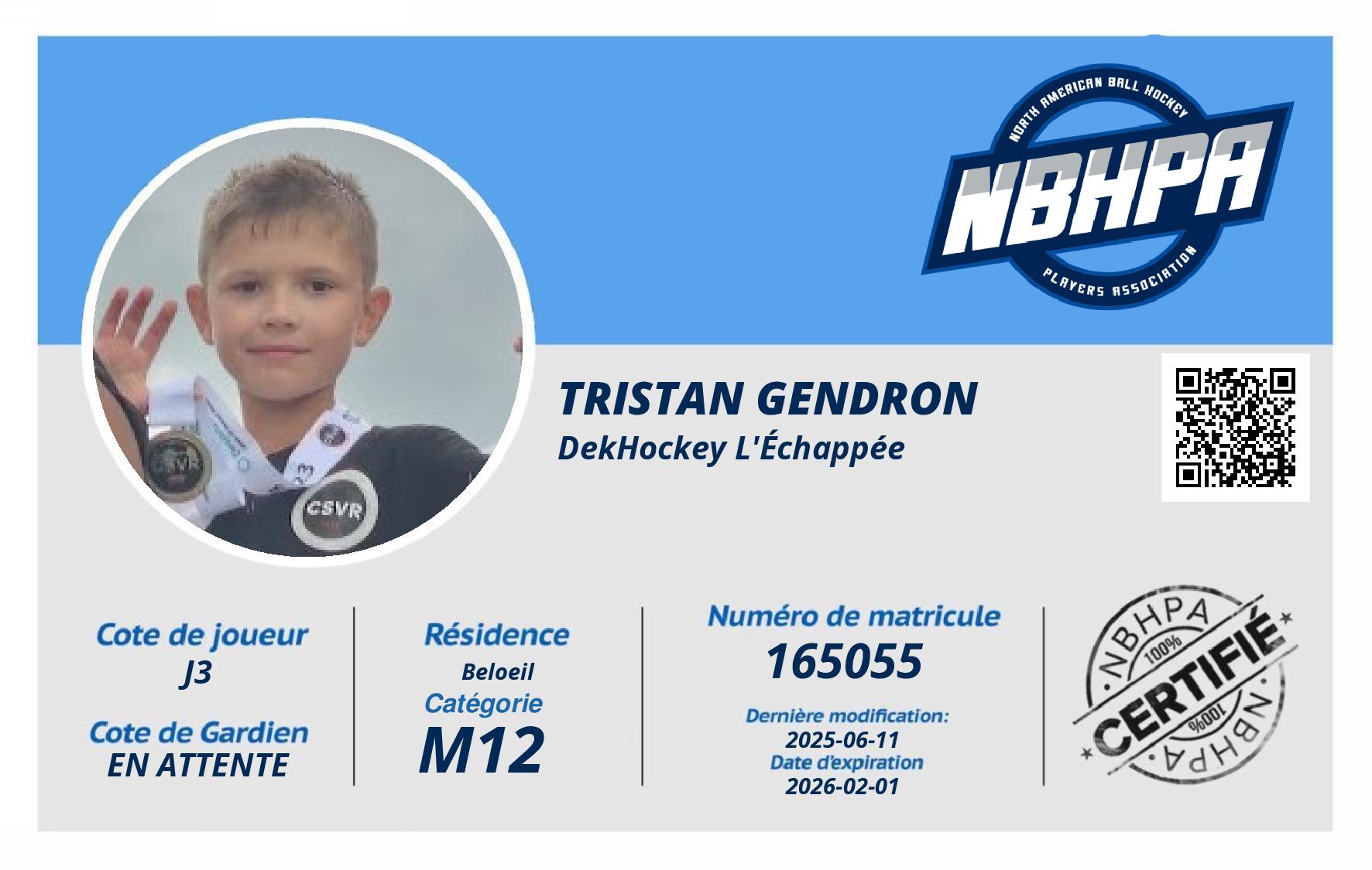 Tristan Gendron