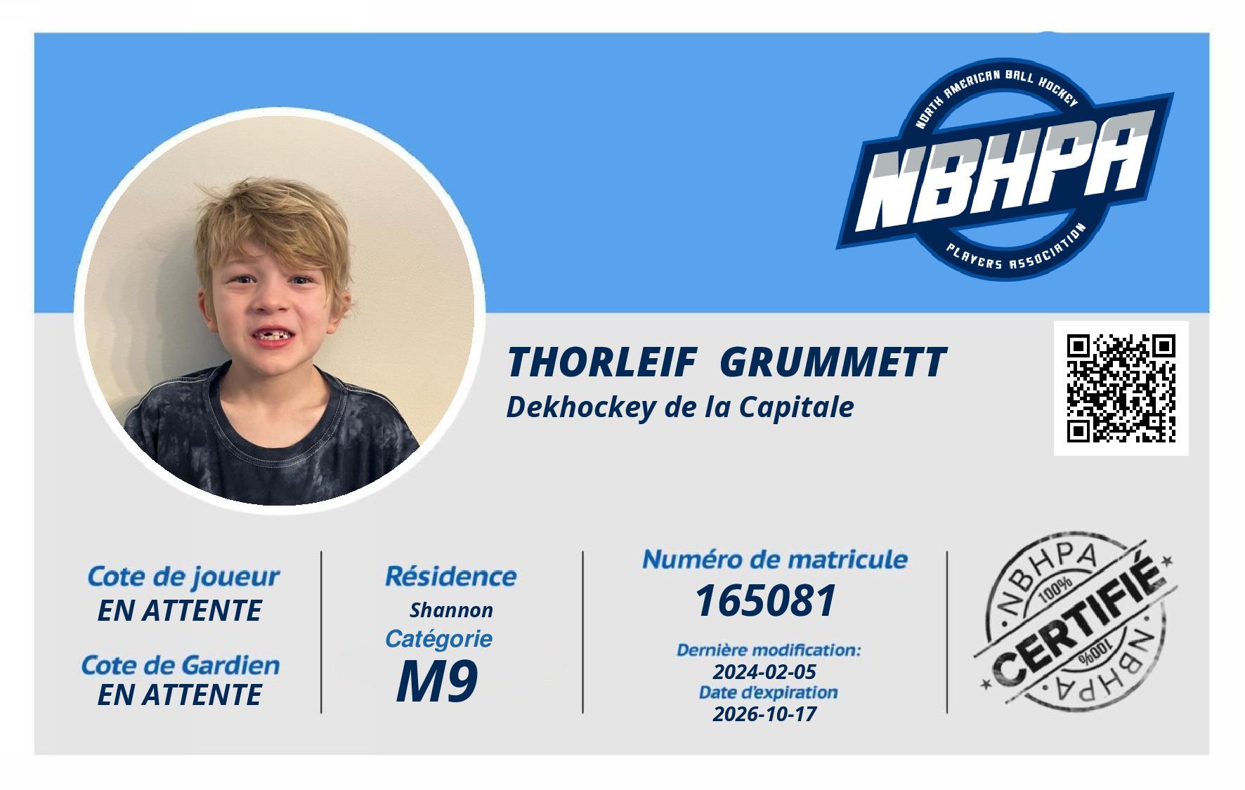 Thorleif  Grummett