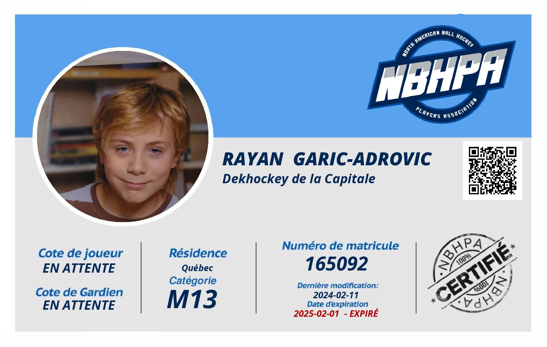 Rayan  Garic-Adrovic 